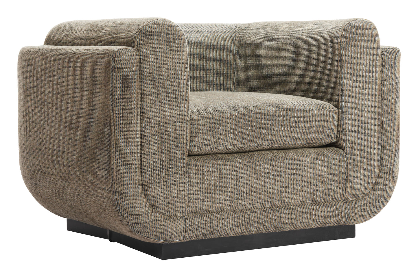 Sereneu Green Tweed Accent Chair - Ornate Home