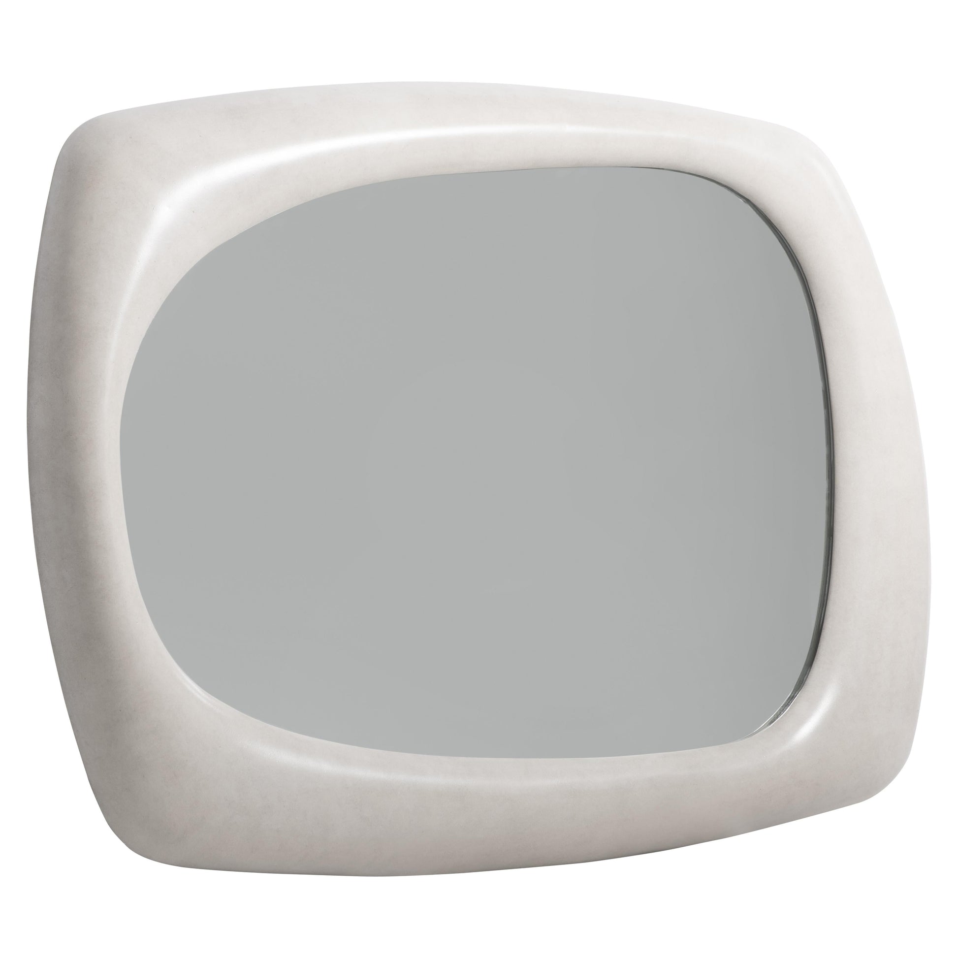 Sereno Lutra Faux Stone Mirror - Ornate Home