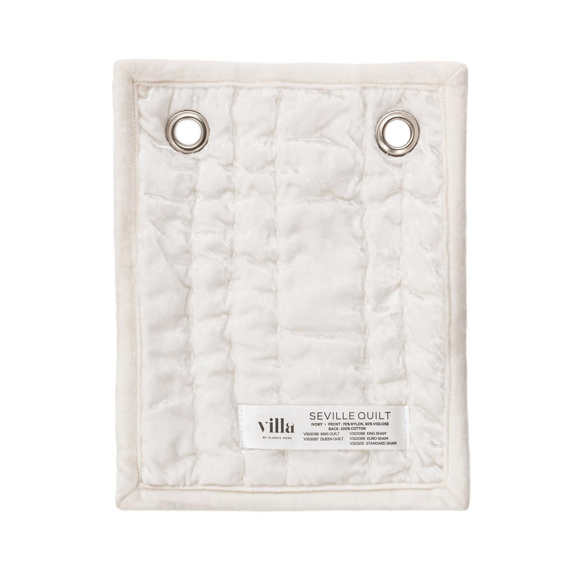 Seville Ivory Quilt Collection - Ornate Home