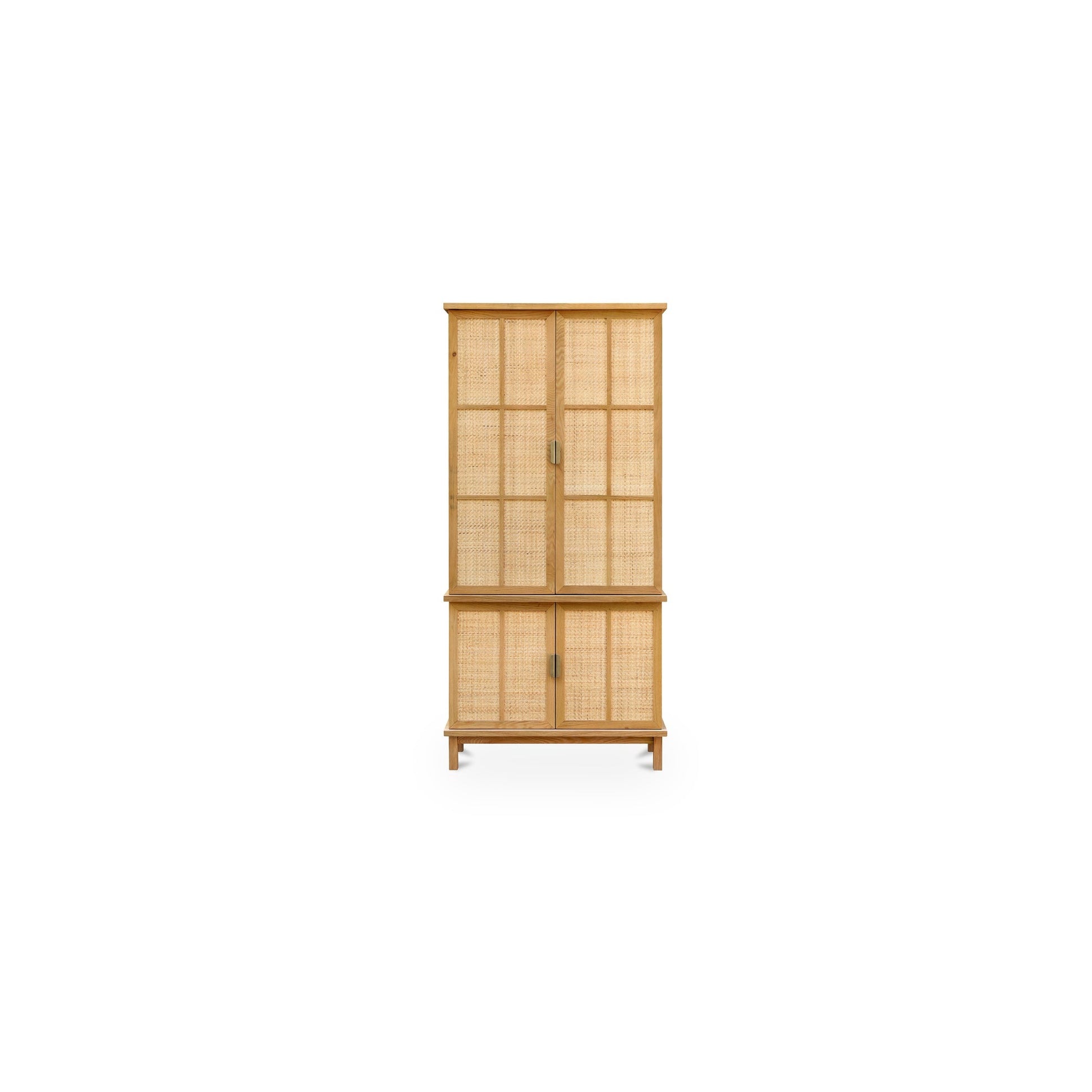 Seymour Natural Tall Cabinet - Ornate Home