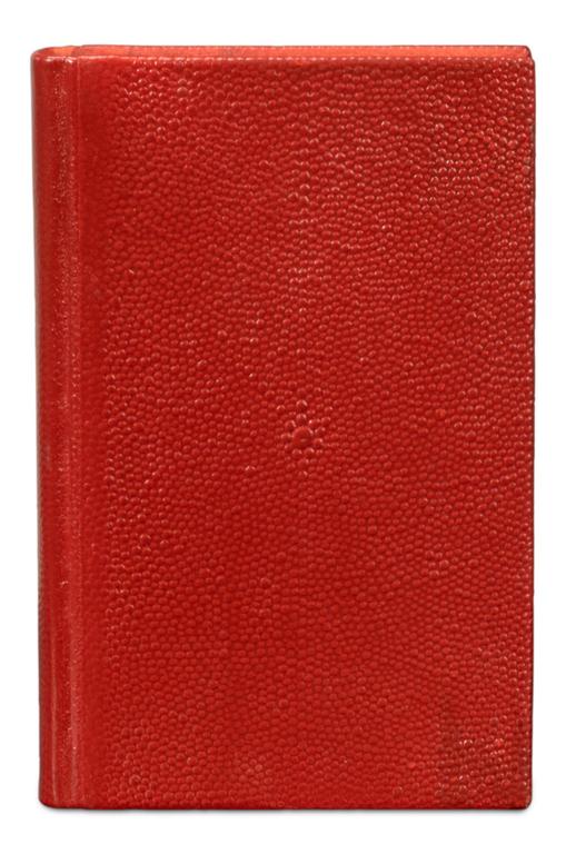 Shagreen Red Books (Set of 12) - Ornate Home