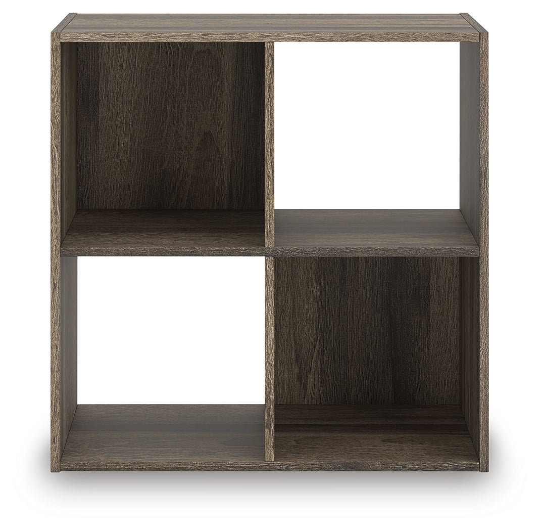 Shallifer Brown Four Cube Organizer- Viva Furn