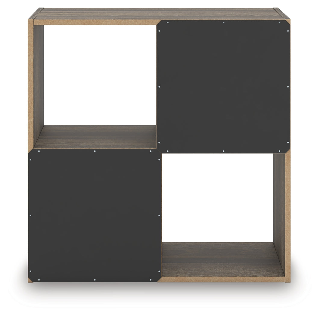 Shallifer Brown Four Cube Organizer- Viva Furn