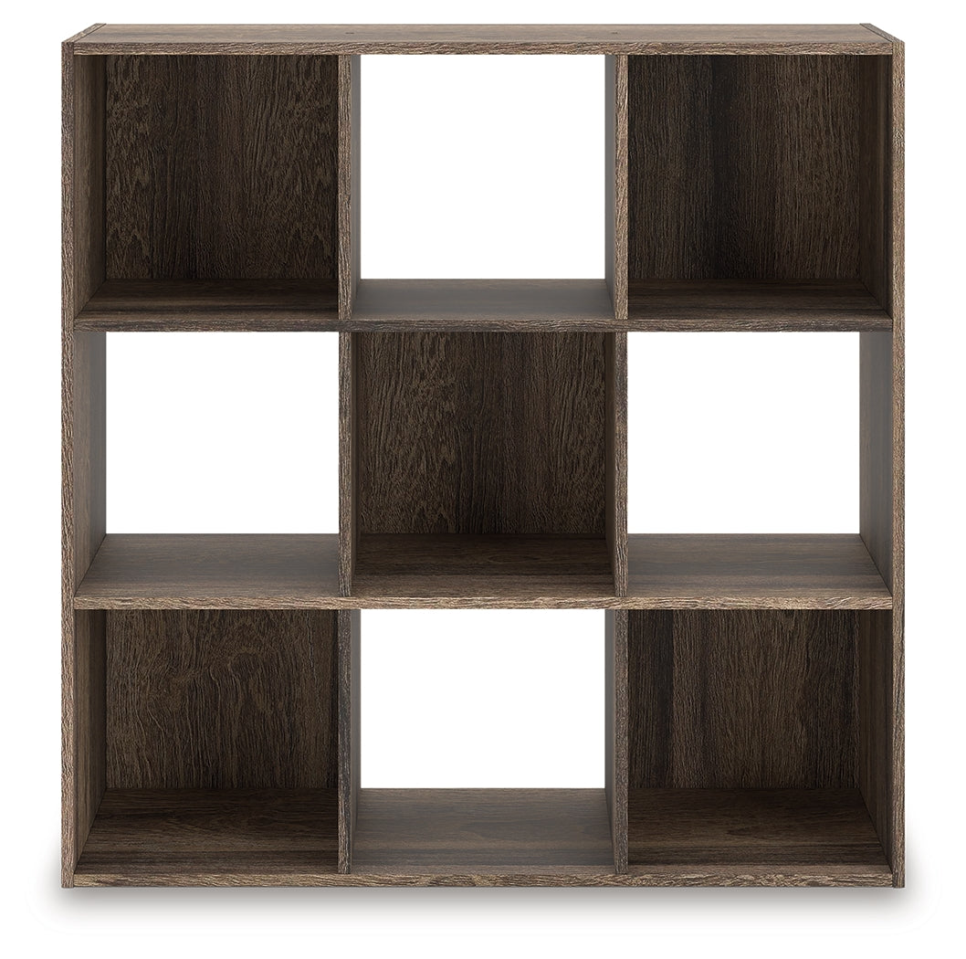 Shallifer Brown Nine Cube Organizer- Viva Furn