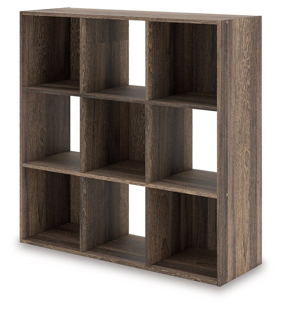 Shallifer Brown Nine Cube Organizer- Viva Furn