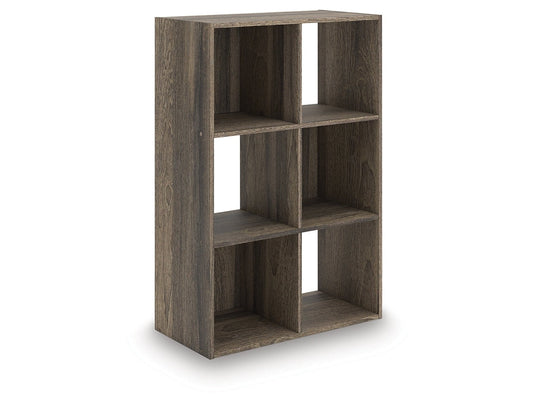 Shallifer Brown Six Cube Organizer- Viva Furn