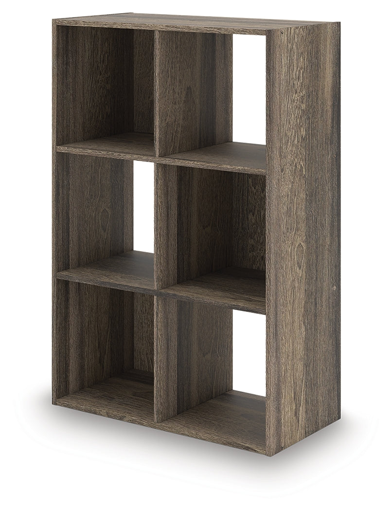 Shallifer Brown Six Cube Organizer- Viva Furn