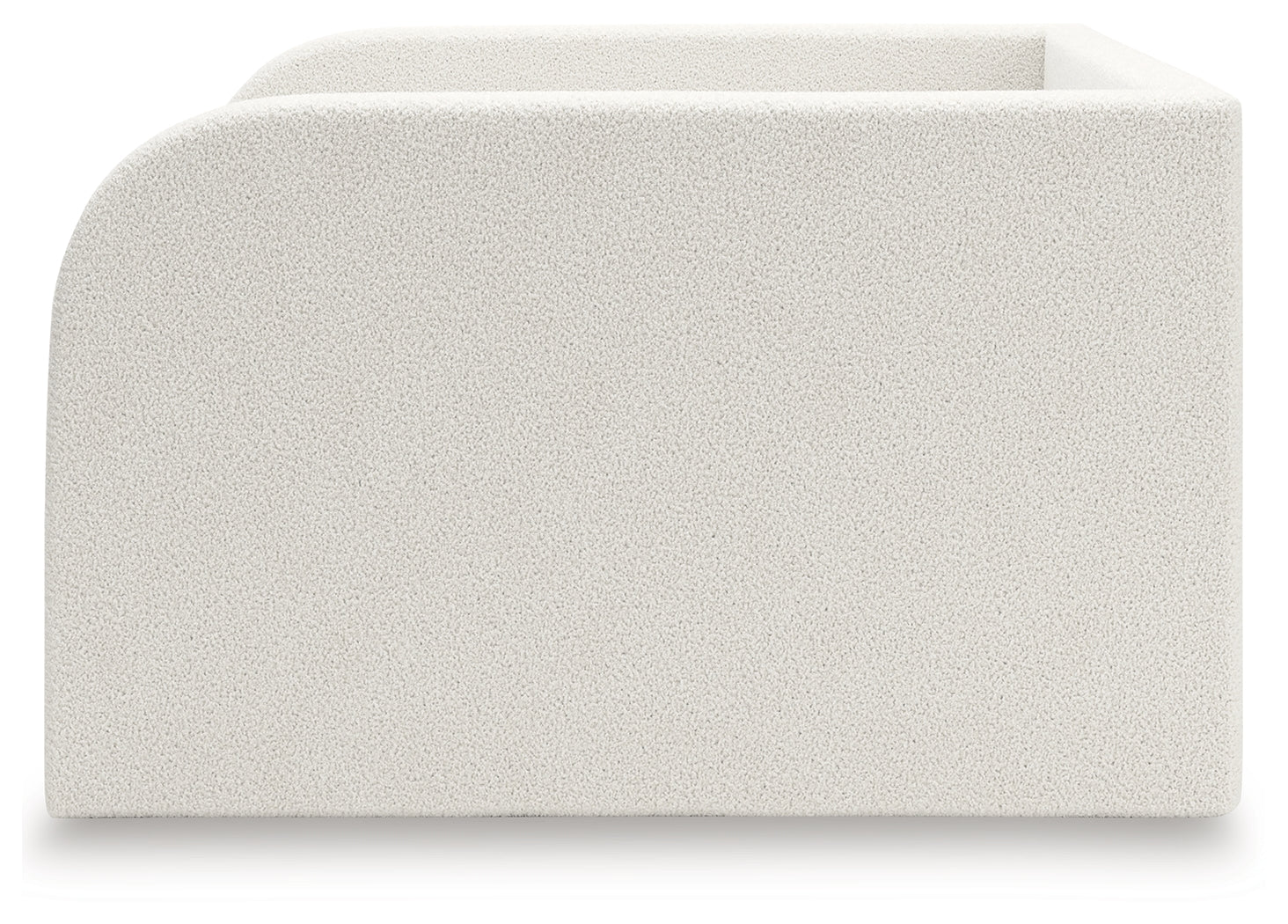 Shapella Tan/White Full Upholstered Day Bed- Viva Furn