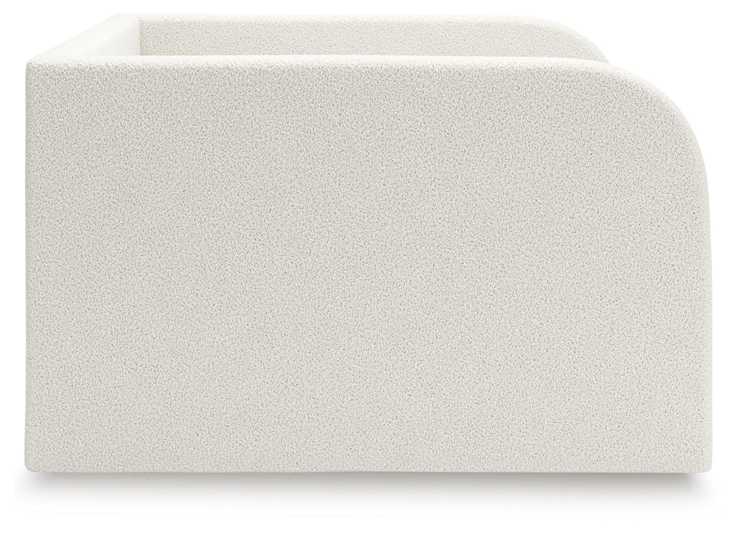 Shapella Tan/White Full Upholstered Day Bed- Viva Furn