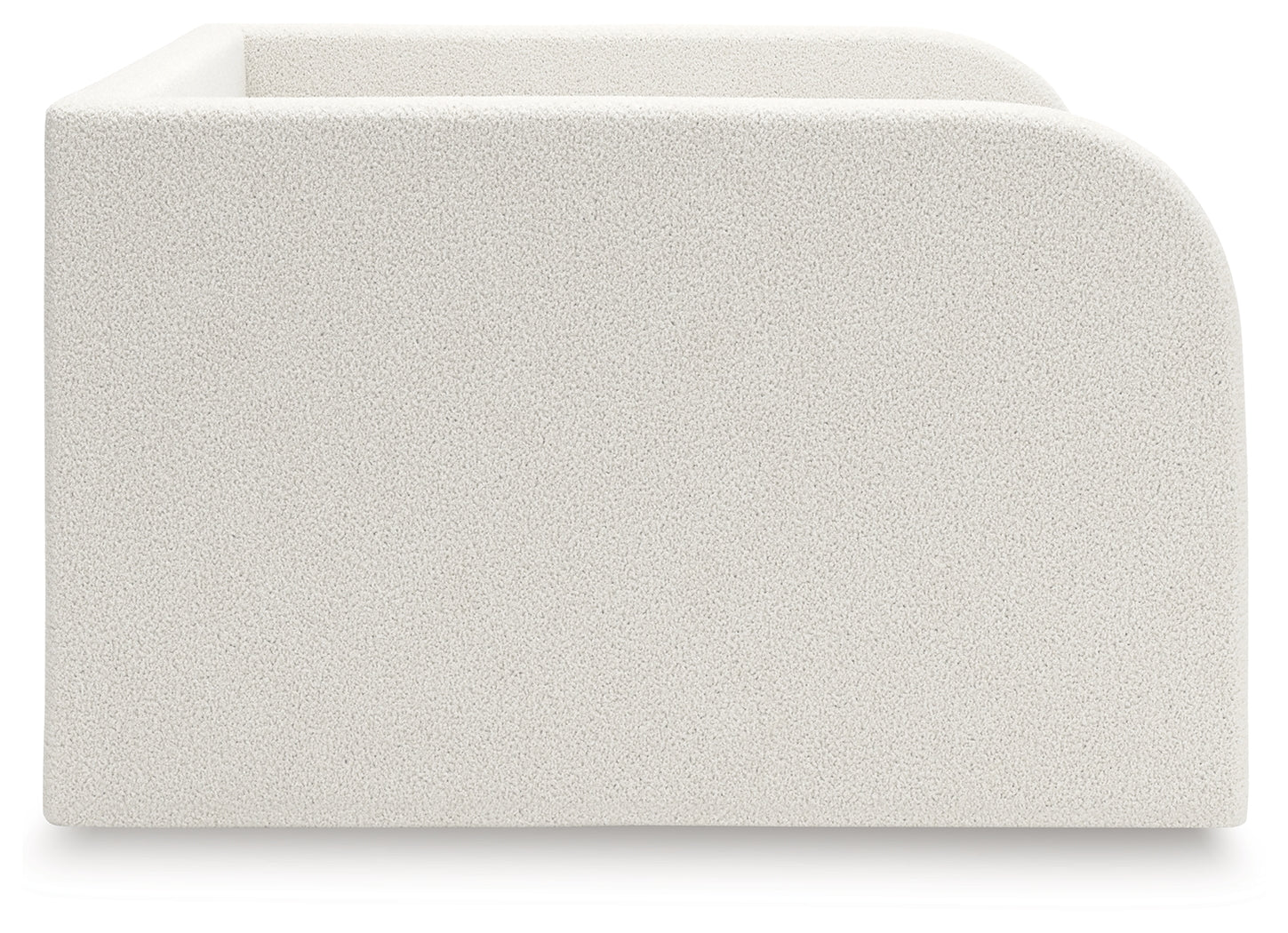 Shapella Tan/White Full Upholstered Day Bed- Viva Furn