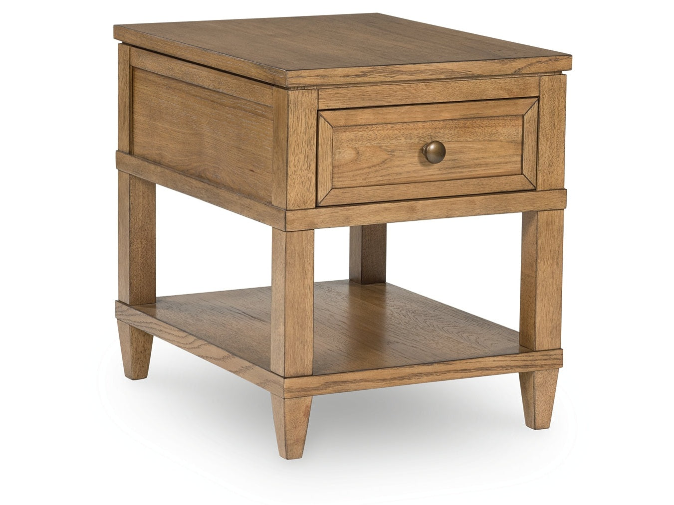 Sharlance Light Brown End Table- Viva Furn