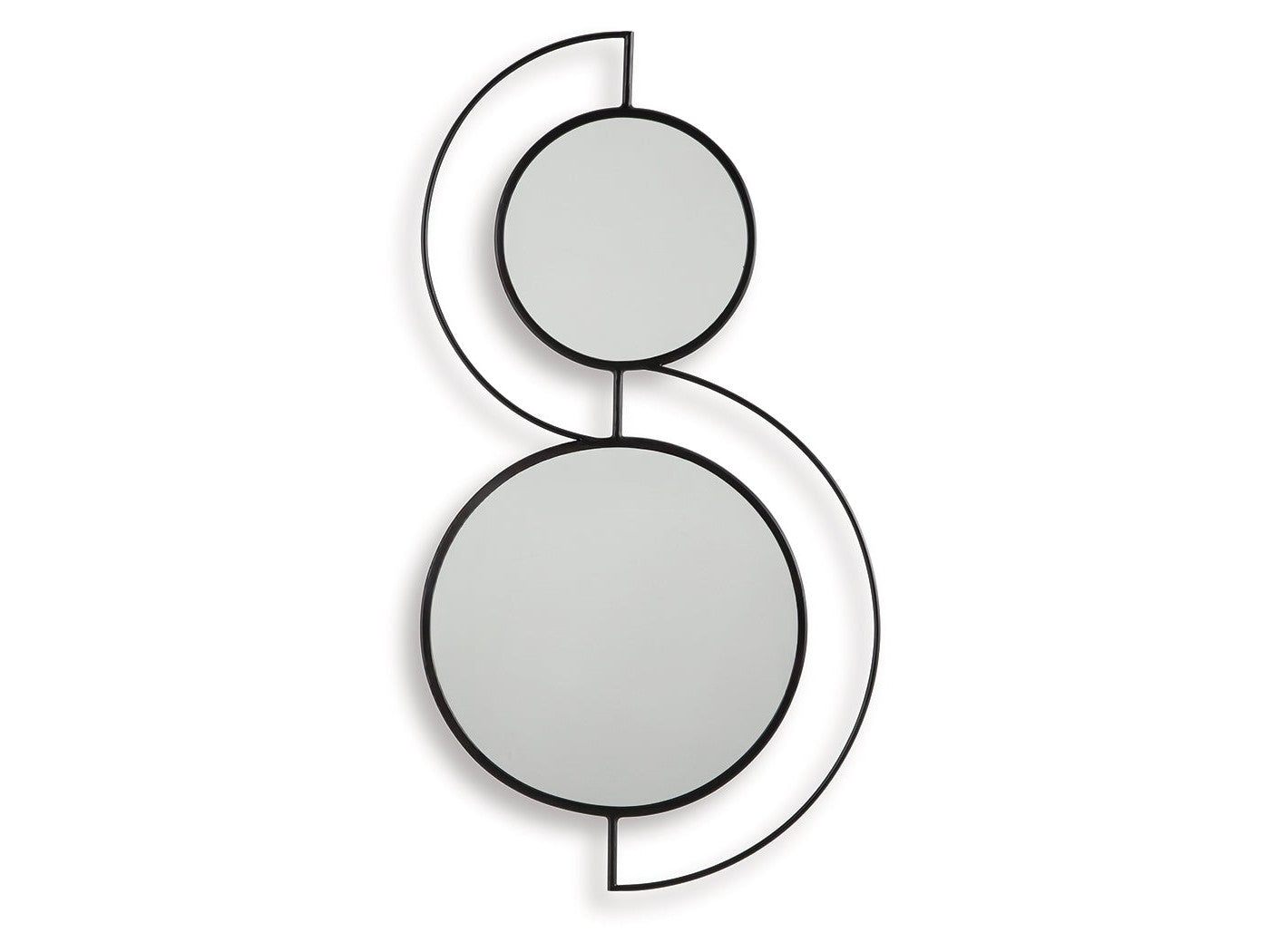 Shayham Black Accent Mirror- Viva Furn
