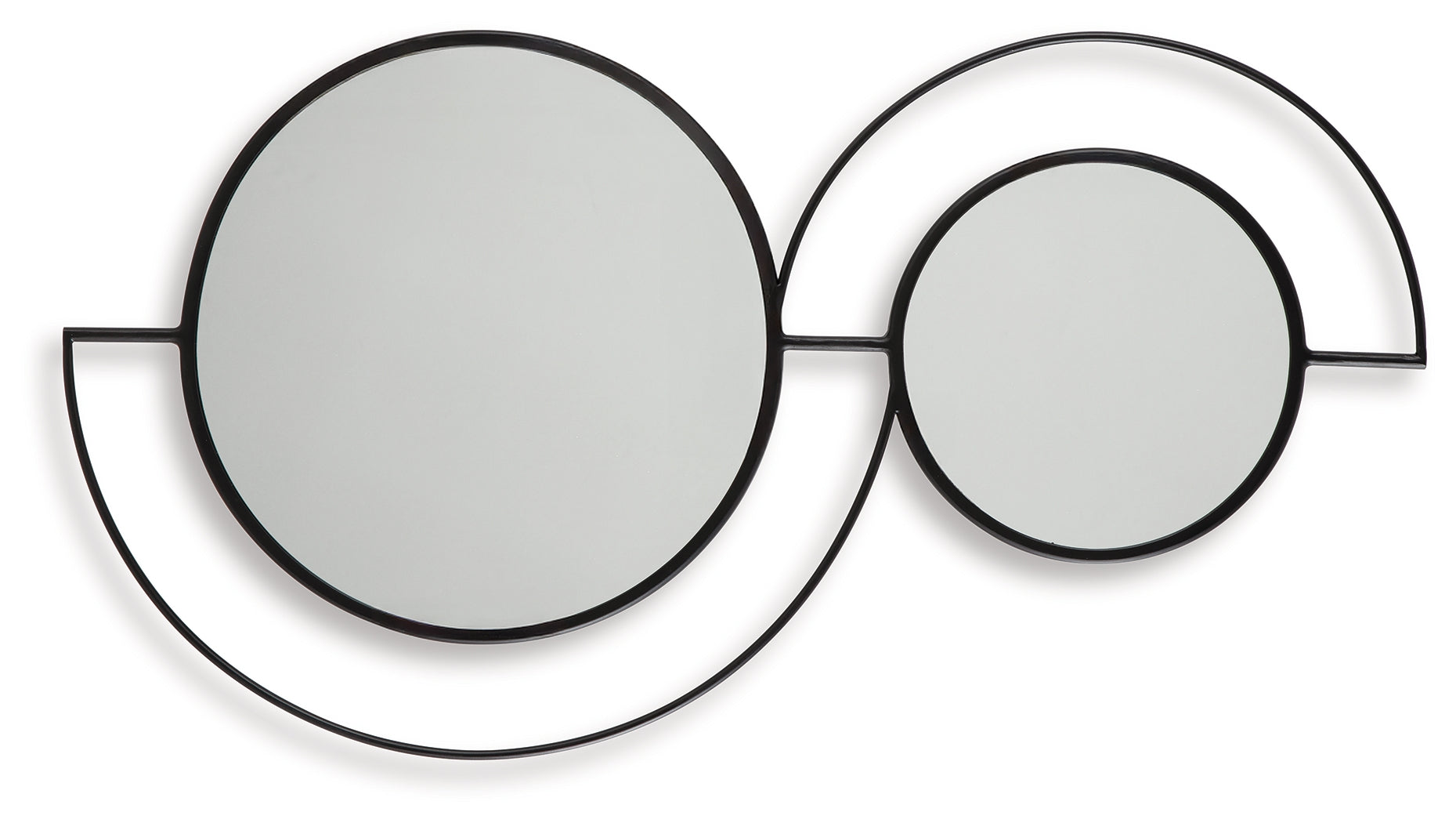 Shayham Black Accent Mirror- Viva Furn