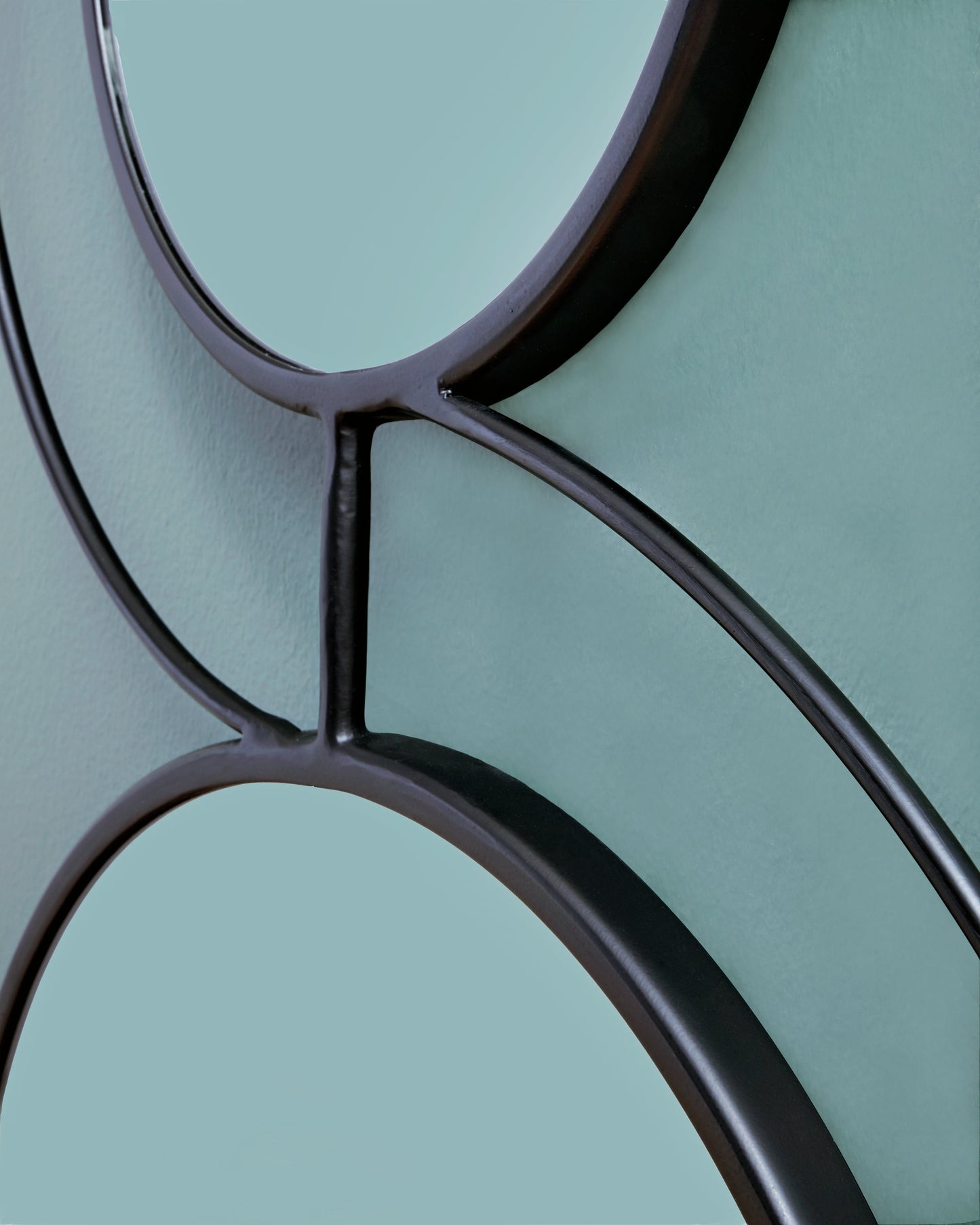 Shayham Black Accent Mirror- Viva Furn