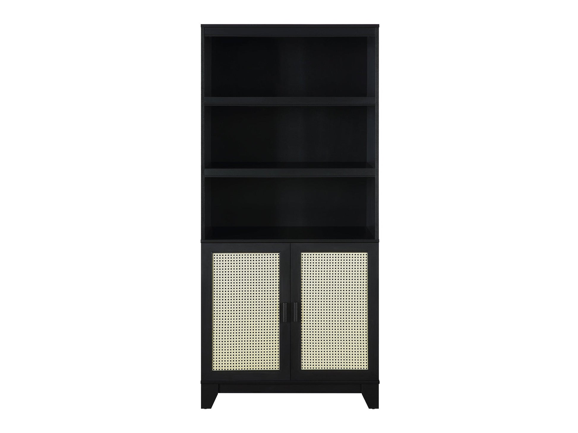 Sheridan Bookcase Cabinet in Black - Ornate Home