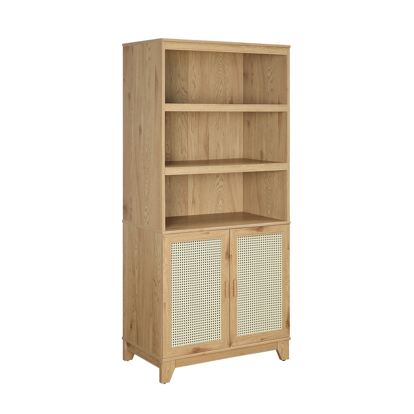 Sheridan Bookcase Cabinet in Nature - Ornate Home