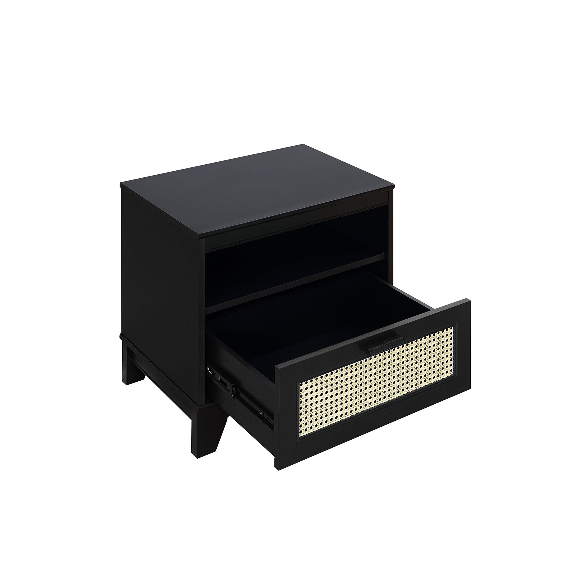 Sheridan Nightstand in Black - Ornate Home