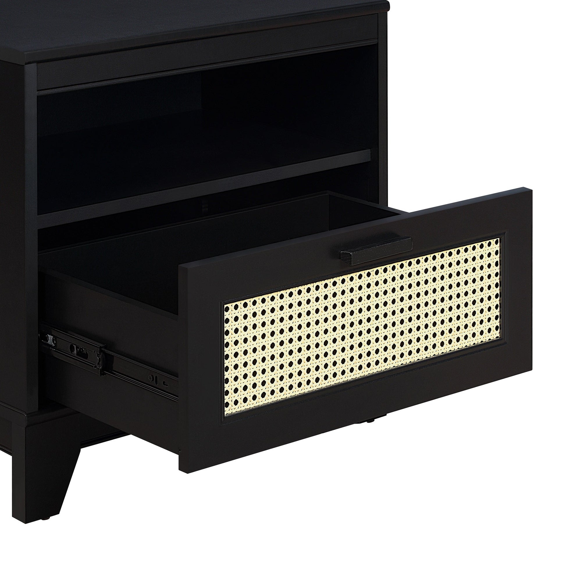 Sheridan Nightstand in Black - Ornate Home