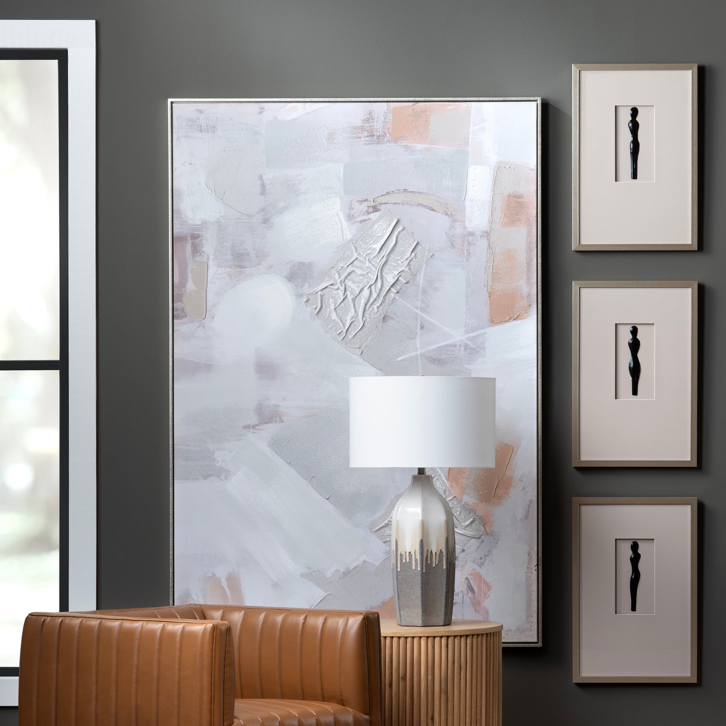 Sherman Cream Canvas - Ornate Home