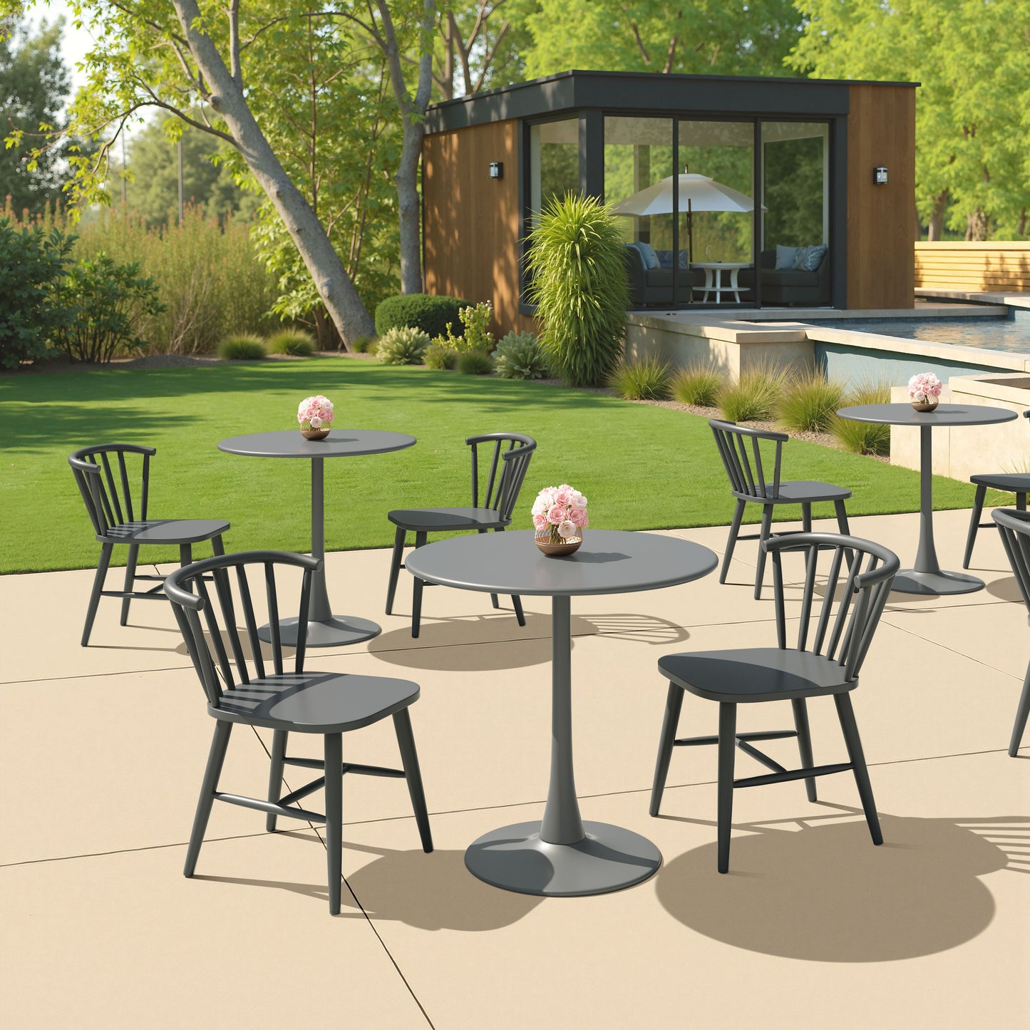 Shio Black Outdoor Dining Chair - Ornate Home