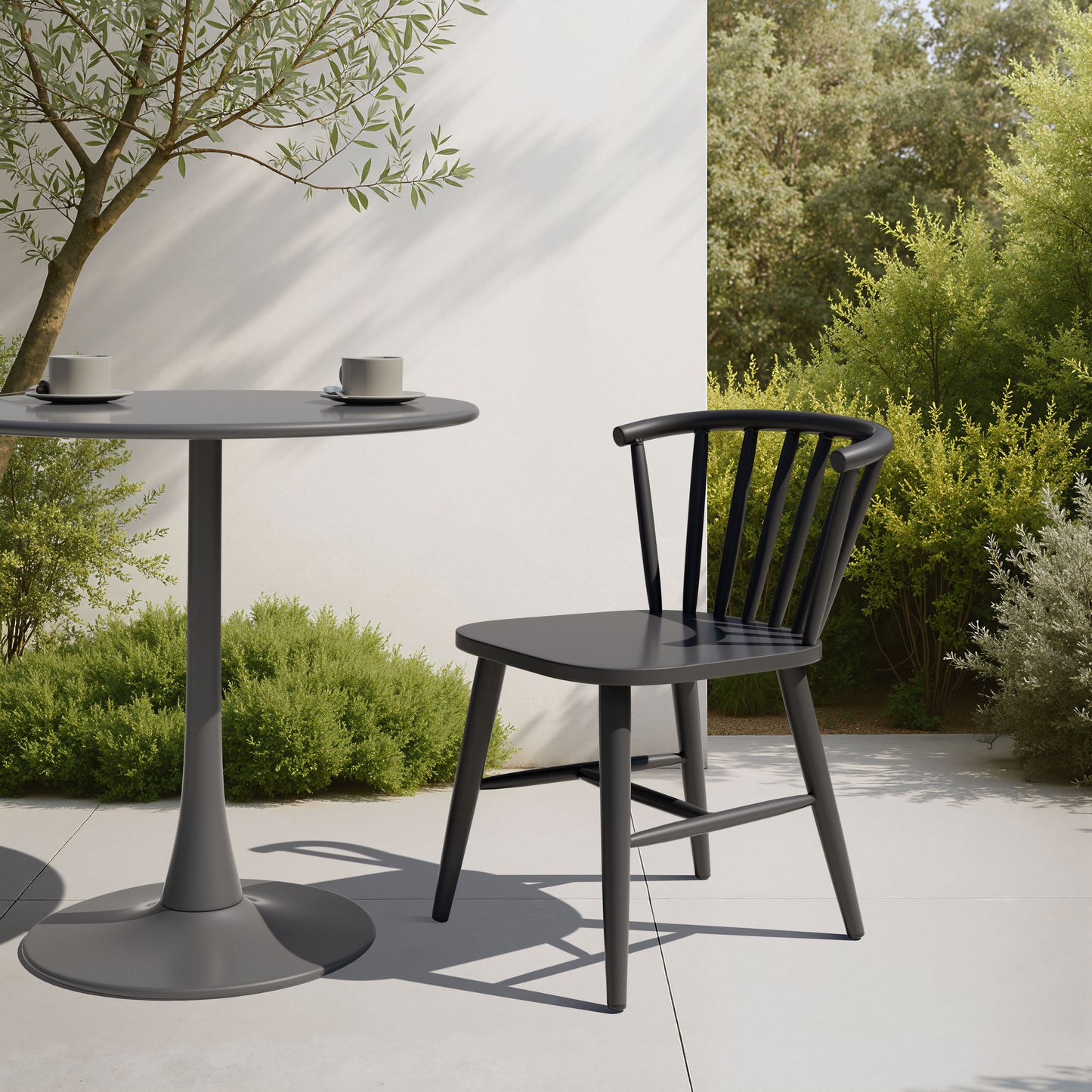 Shio Black Outdoor Dining Chair - Ornate Home
