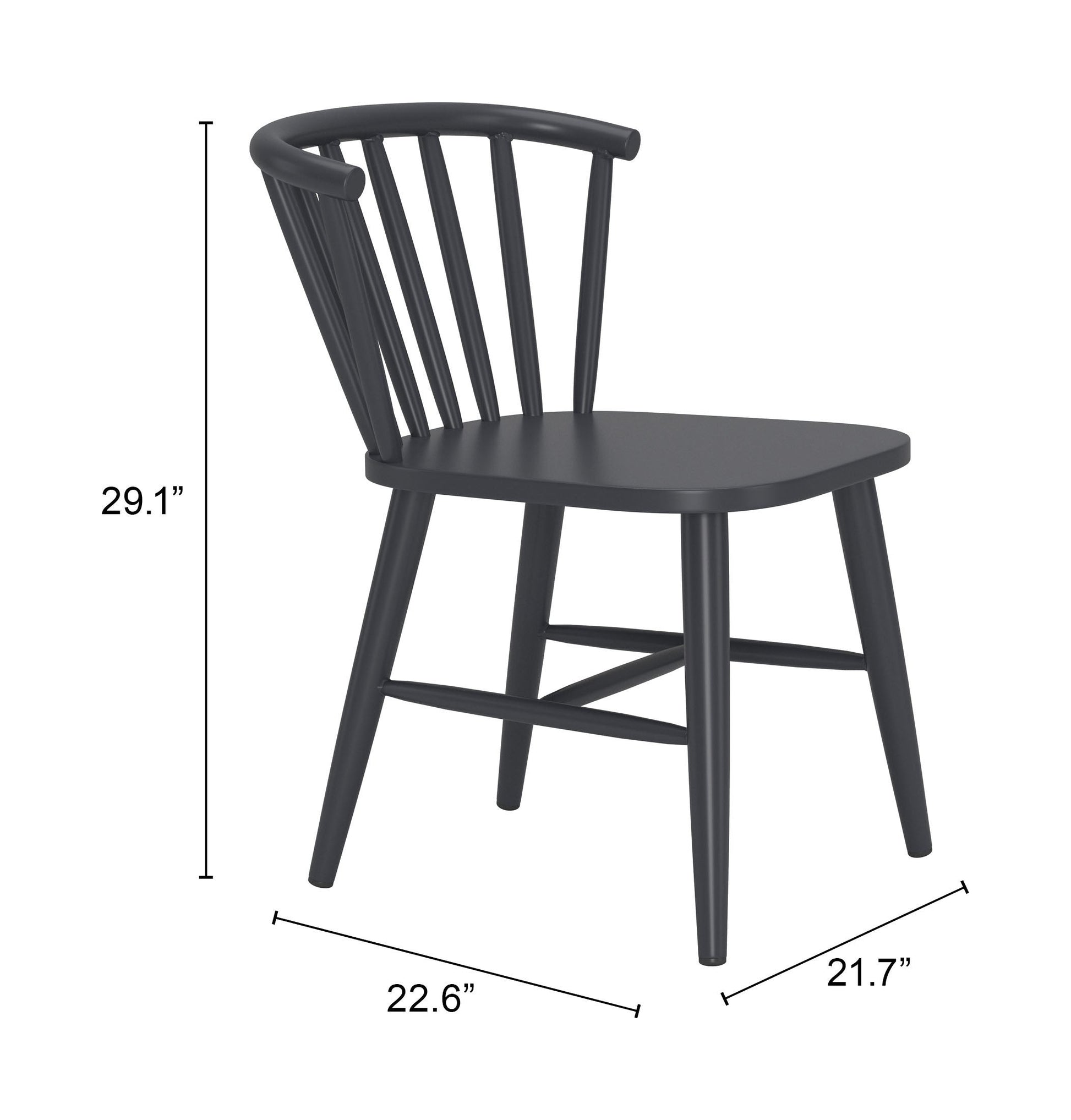 Shio Black Outdoor Dining Chair - Ornate Home
