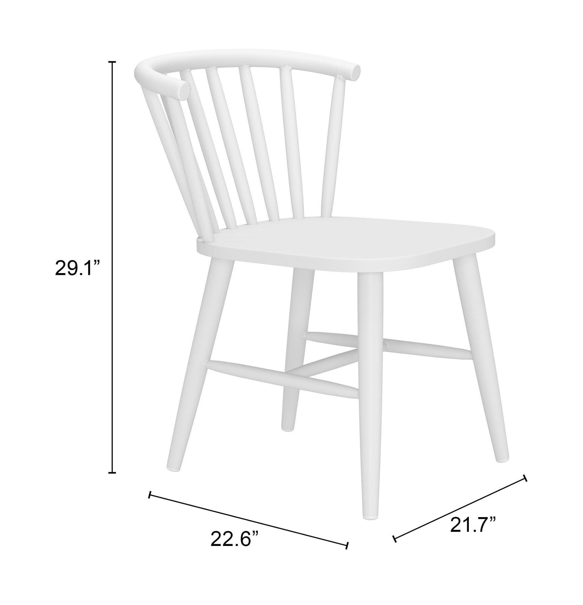 Shio White Outdoor Dining Chair - Ornate Home
