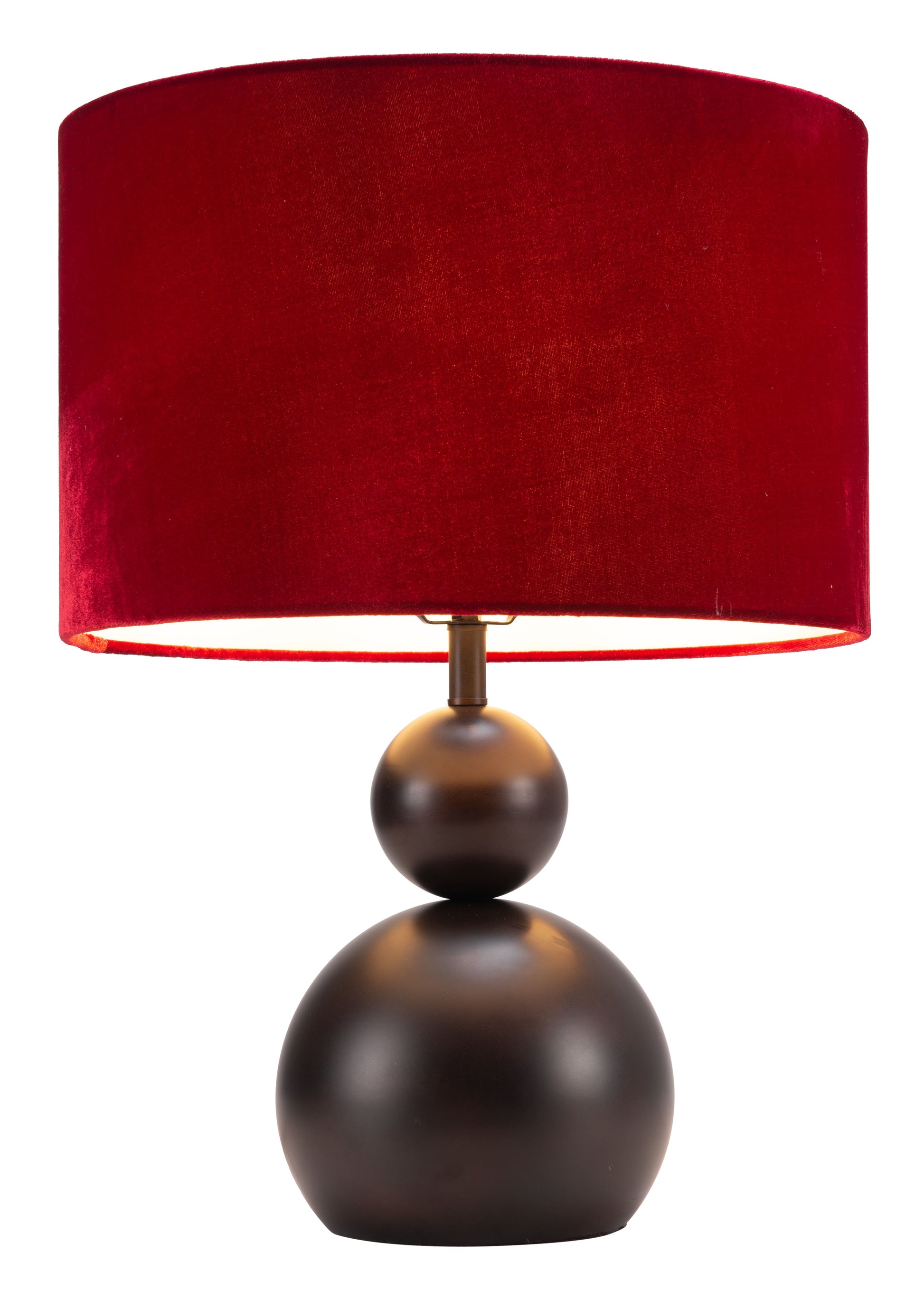 Shobu Red Table Lamp - Ornate Home