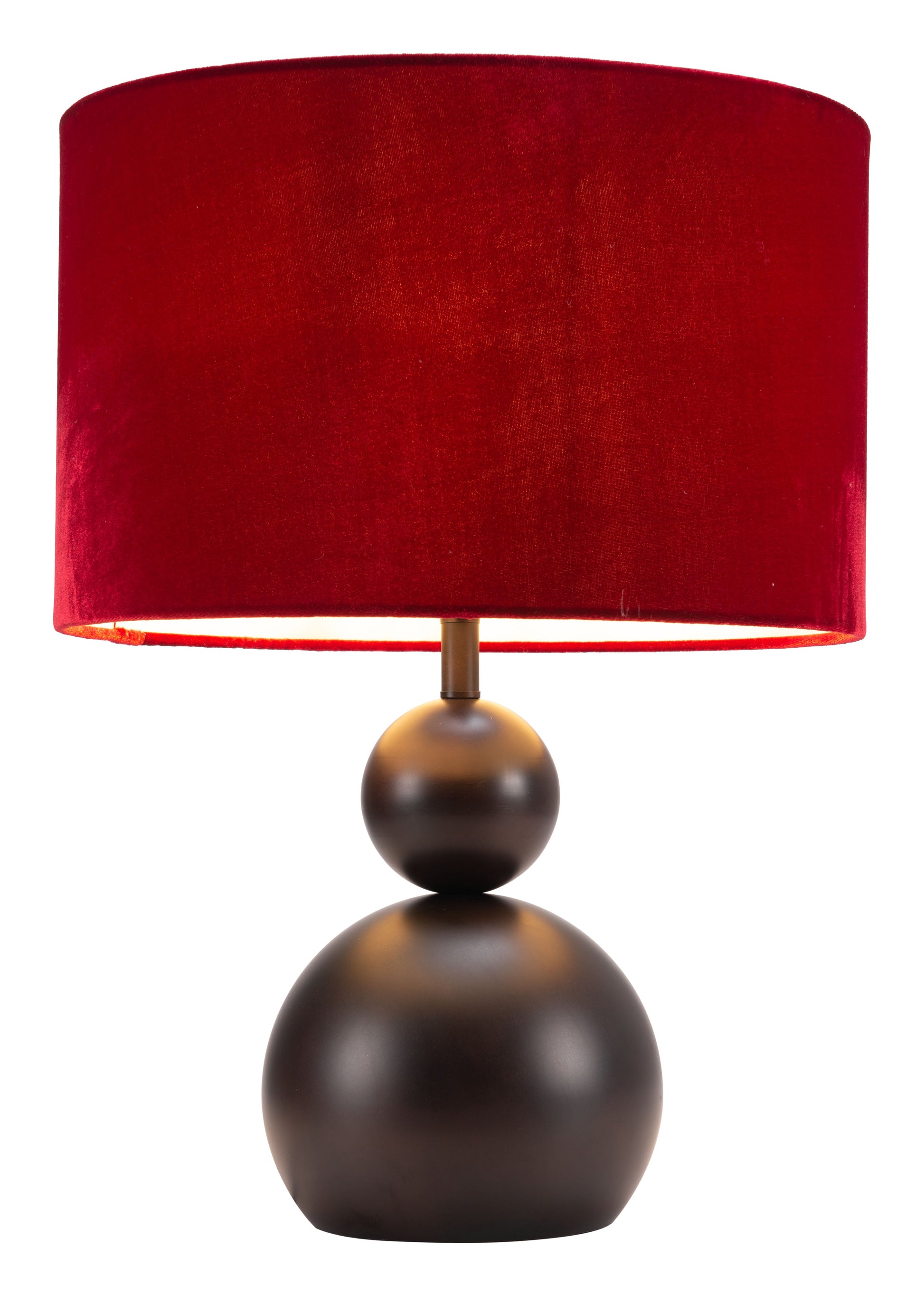 Shobu Red Table Lamp - Ornate Home
