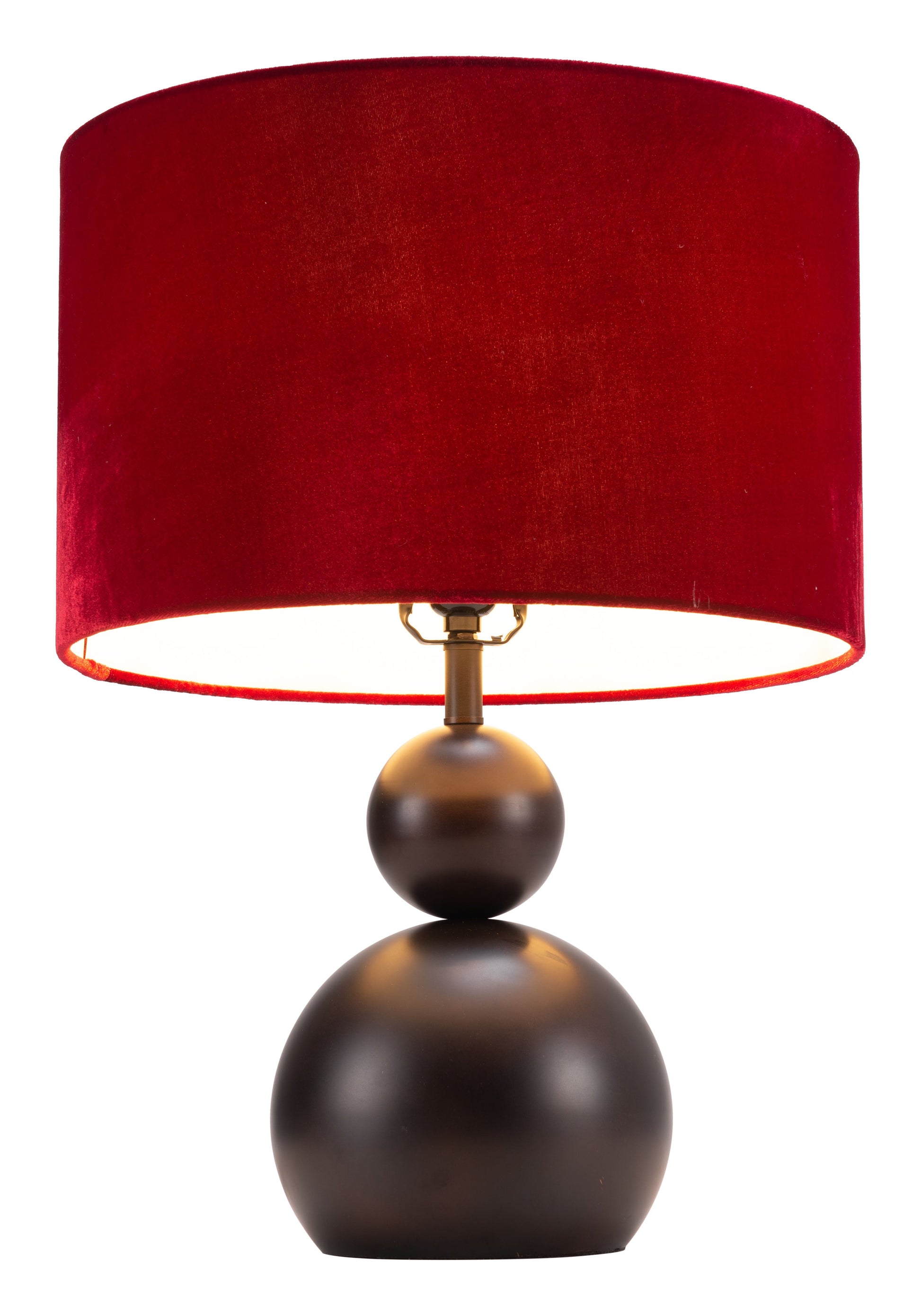 Shobu Red Table Lamp - Ornate Home