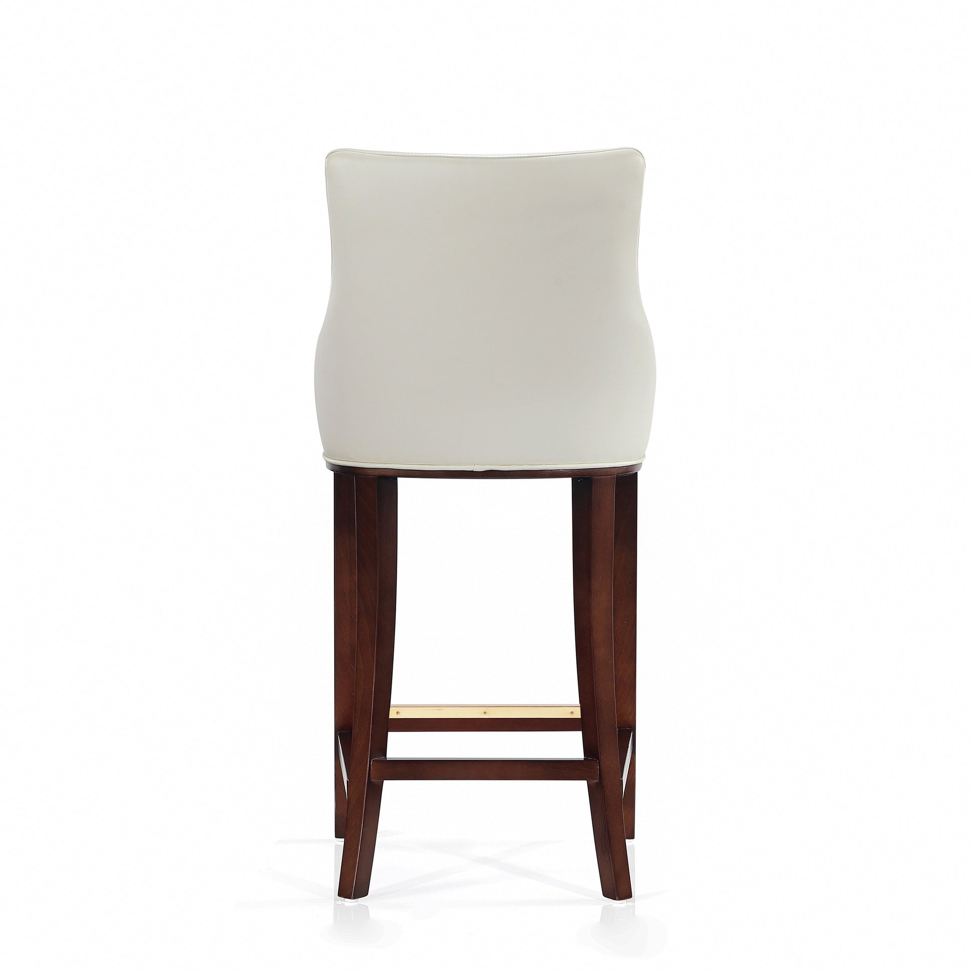 Shubert Barstool in Ivory (set of 2) - Ornate Home