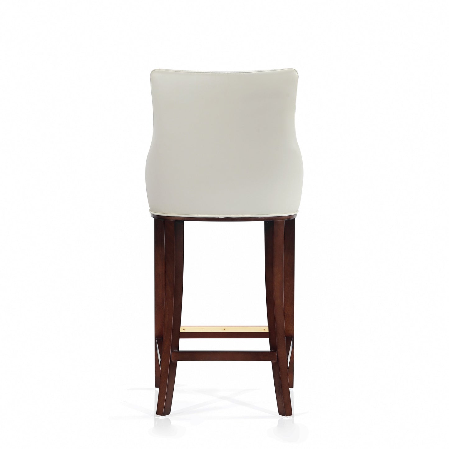 Shubert Barstool in Ivory (set of 3) - Ornate Home