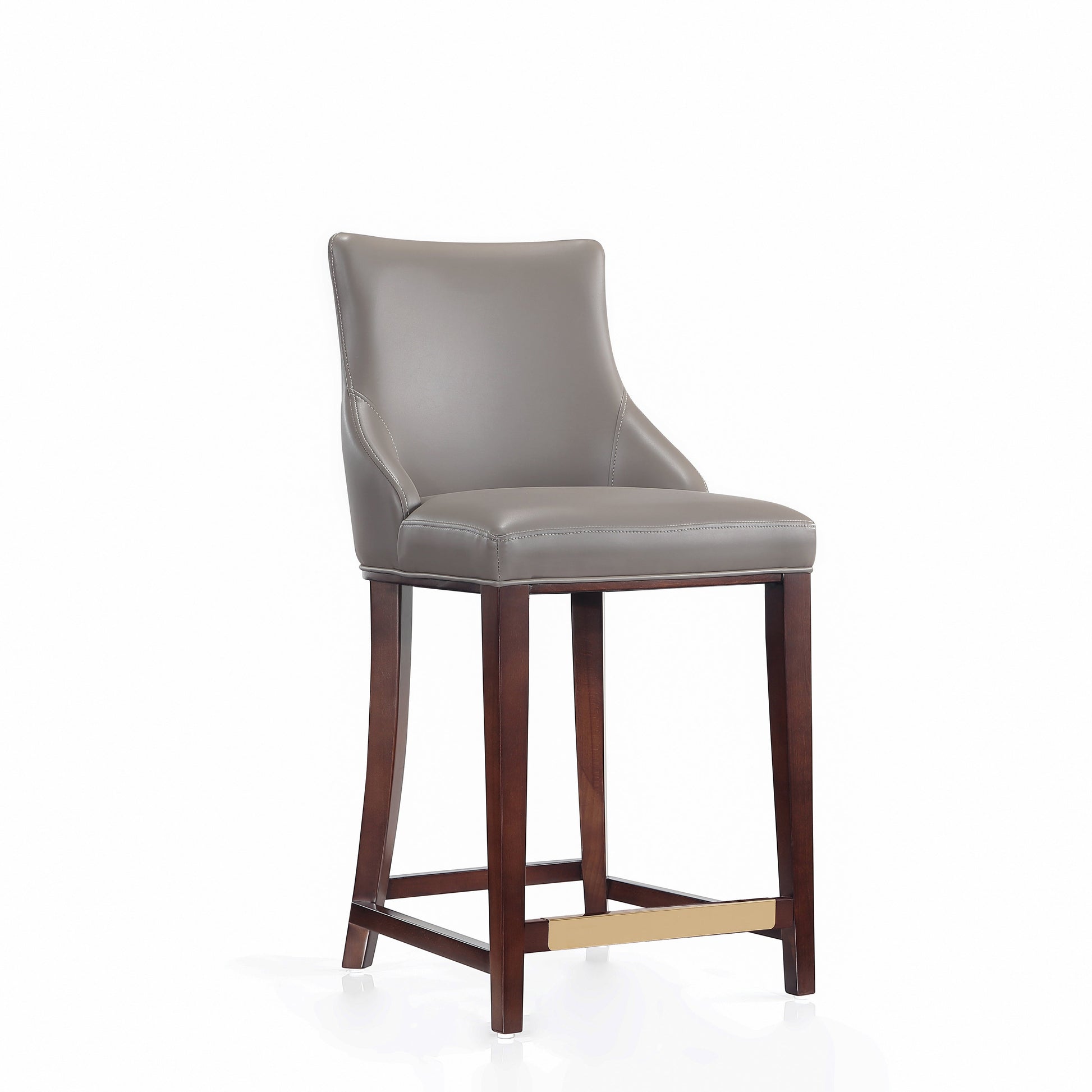 Shubert Counter Stool in Dark Taupe - Ornate Home