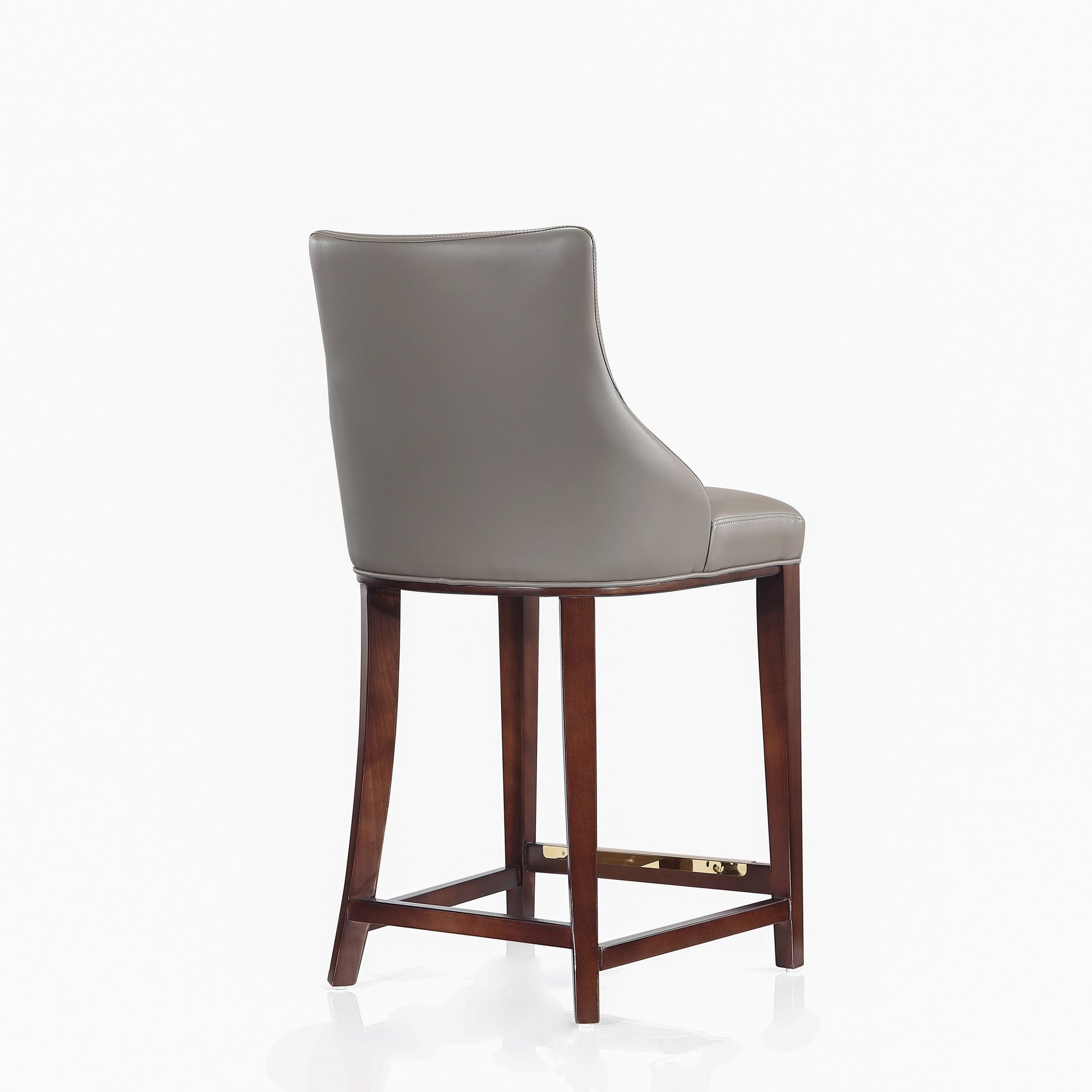 Shubert Counter Stool in Dark Taupe (set of 2) - Ornate Home