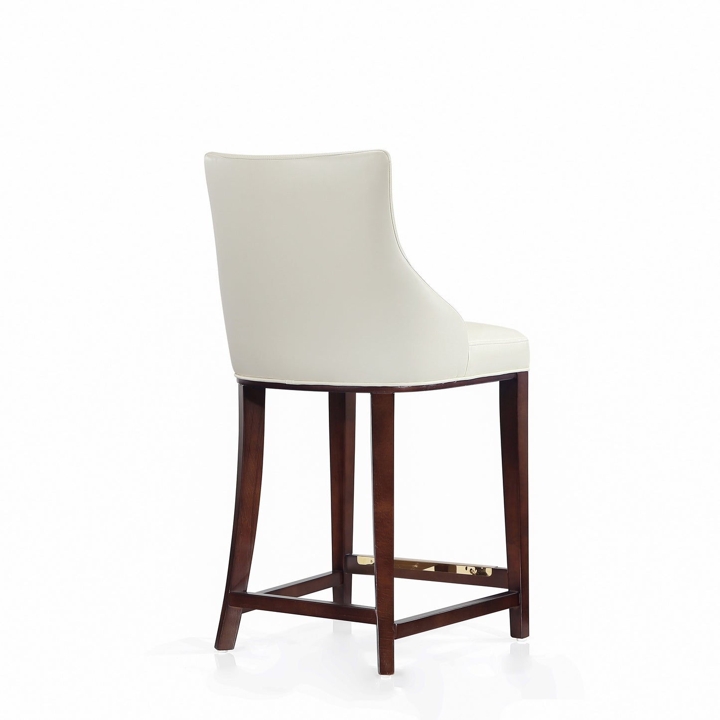 Shubert Counter Stool in Ivory (set of 3) - Ornate Home