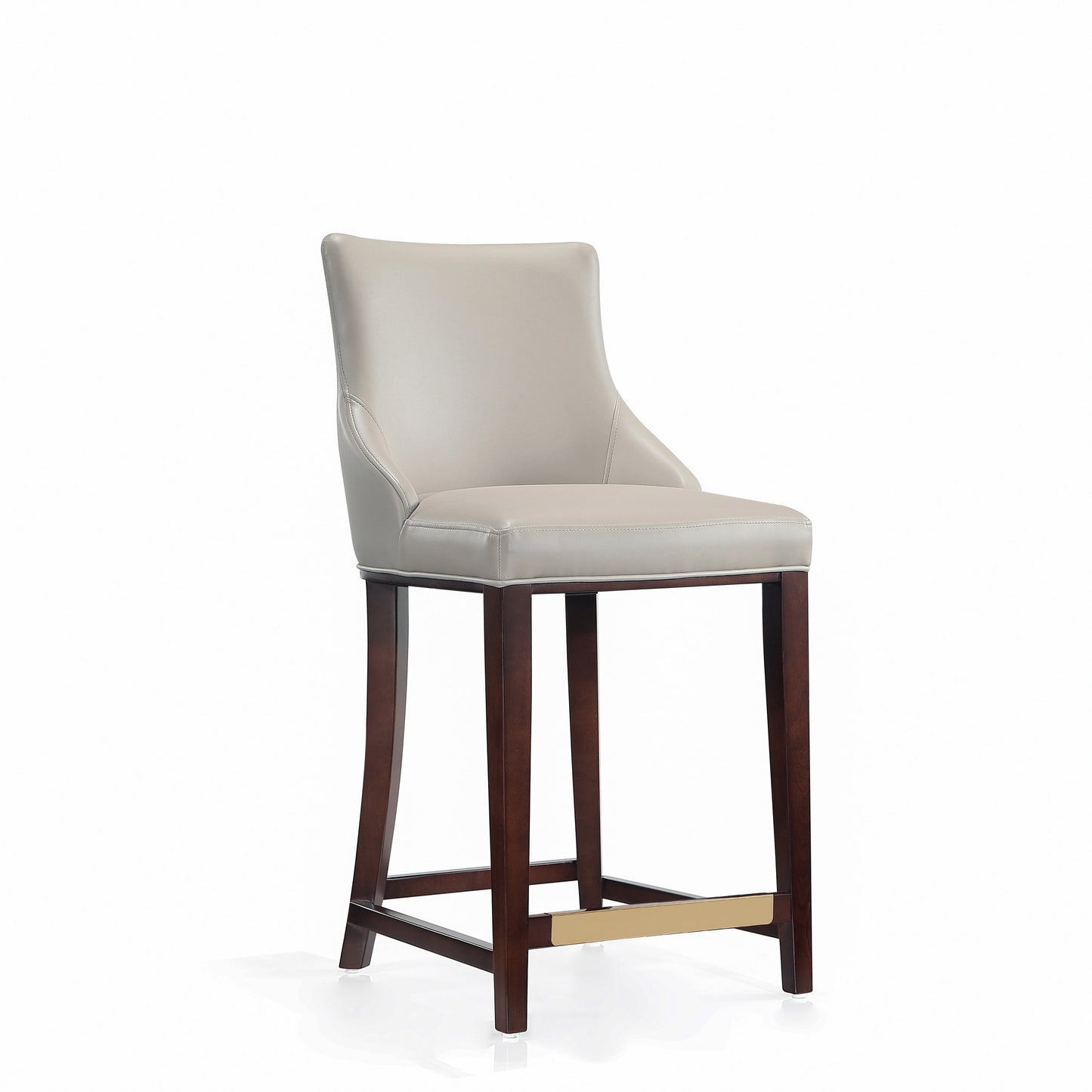 Shubert Counter Stool in Light Grey (set of 2) - Ornate Home