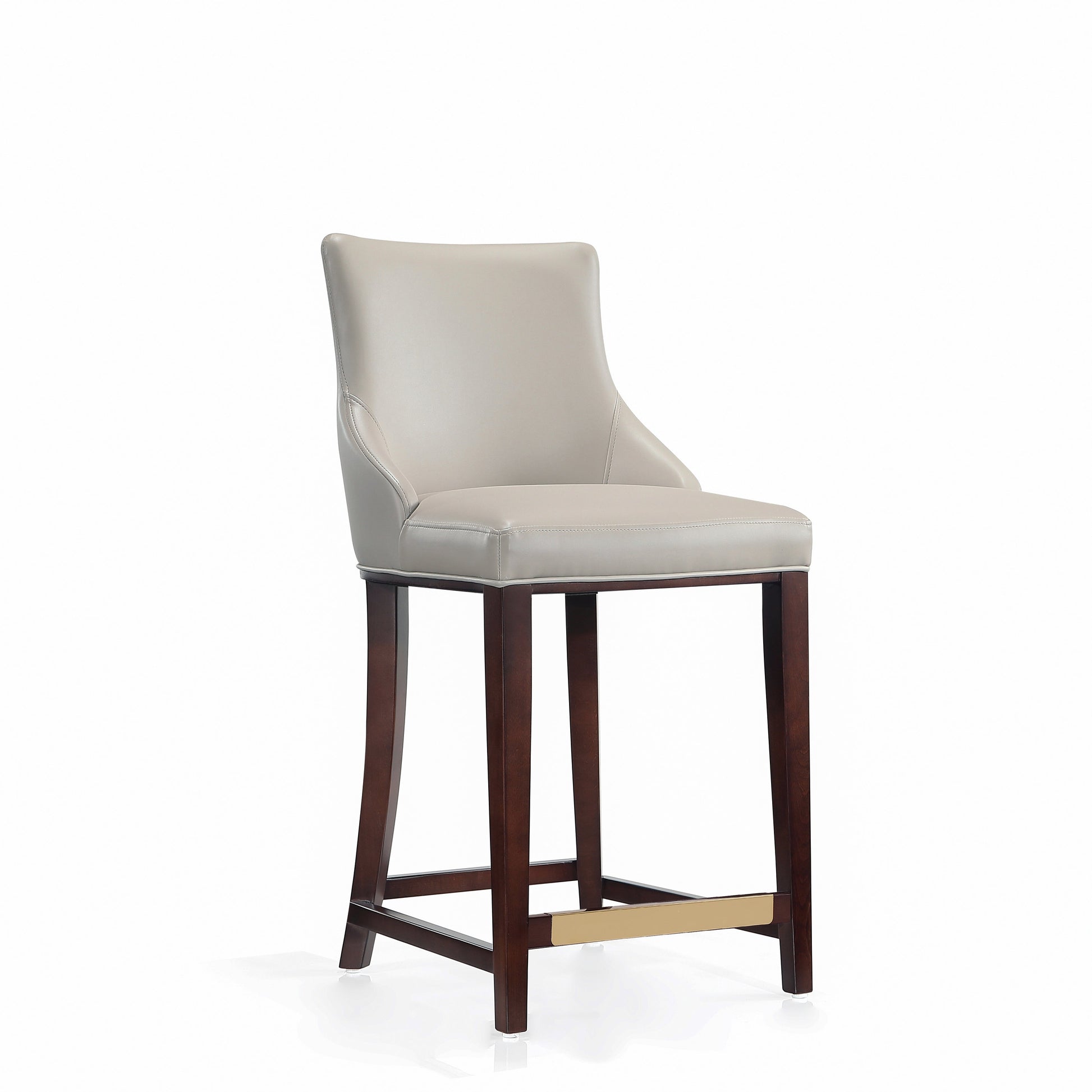 Shubert Counter Stool in Light Grey (set of 3) - Ornate Home