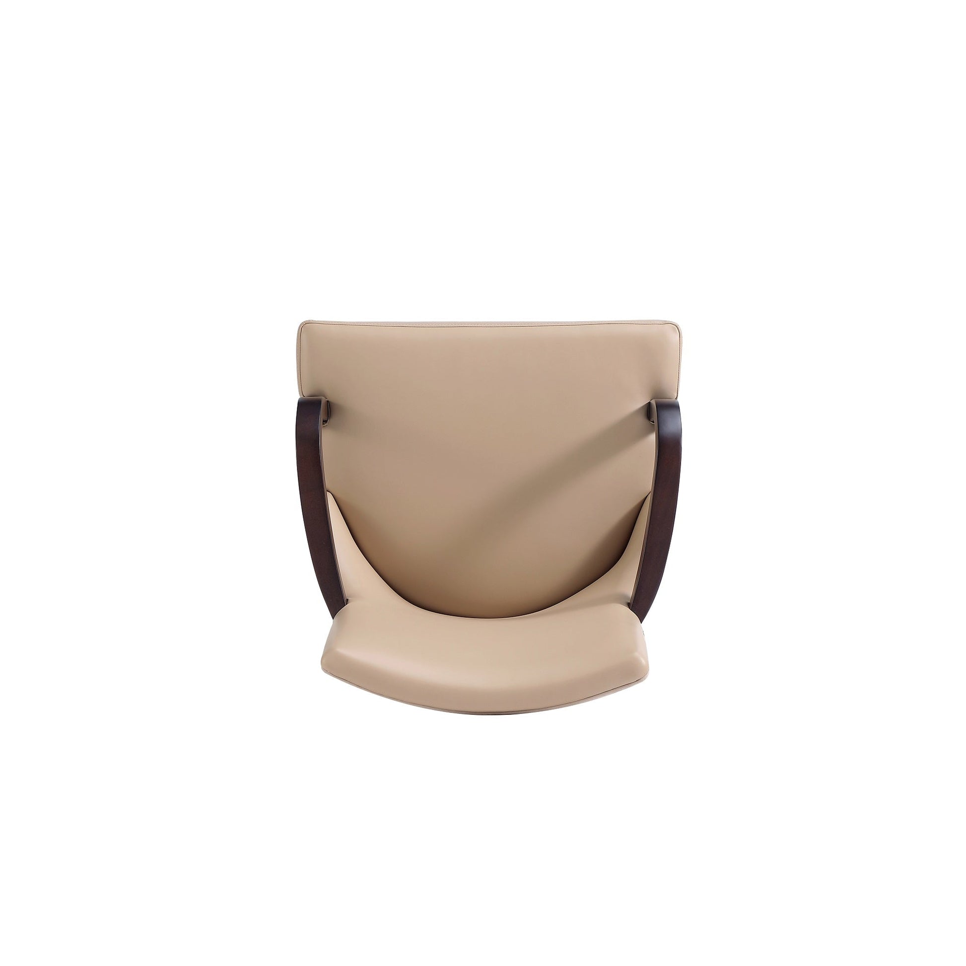 Shubert Faux Leather and Velvet Dining Armchair in Tan (set of 2) - Ornate Home