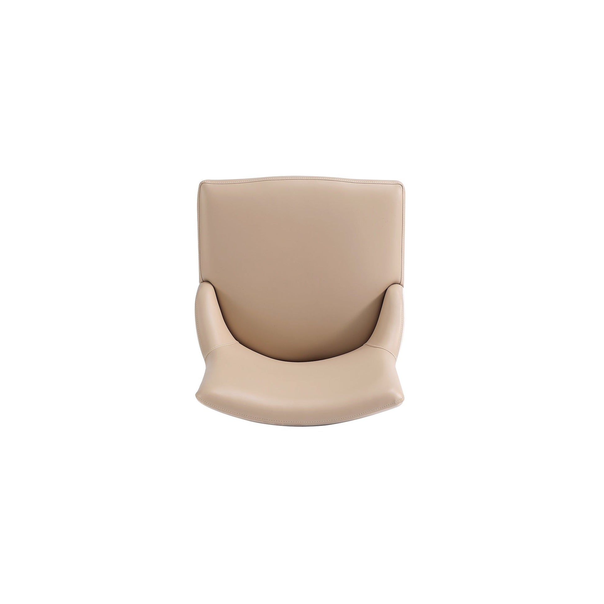 Shubert Faux Leather and Velvet Dining Chair in Tan (set of 2) - Ornate Home