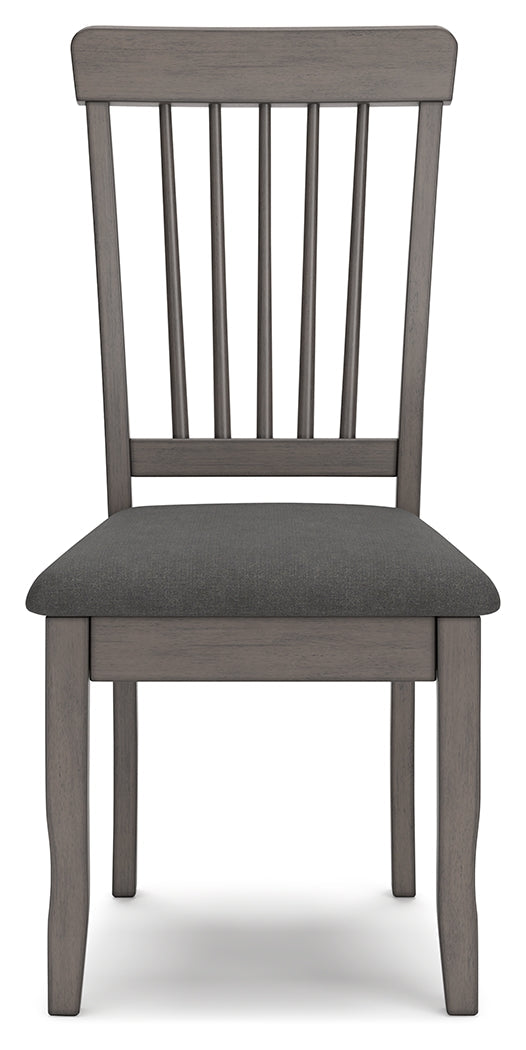 Shullden Gray Dining Table and 2 Chairs- Viva Furn