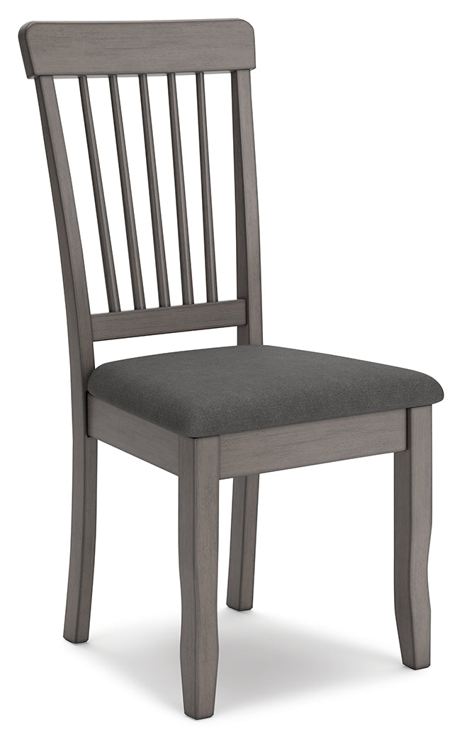 Shullden Gray Dining Table and 2 Chairs- Viva Furn