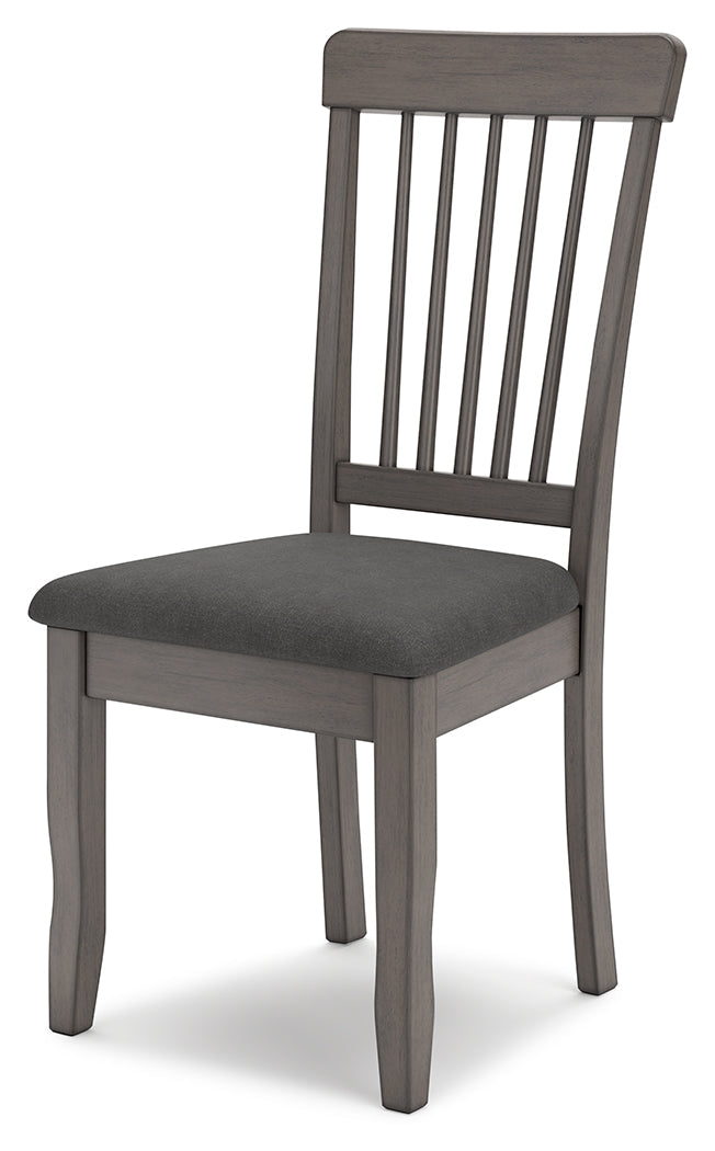 Shullden Gray Dining Table and 2 Chairs- Viva Furn