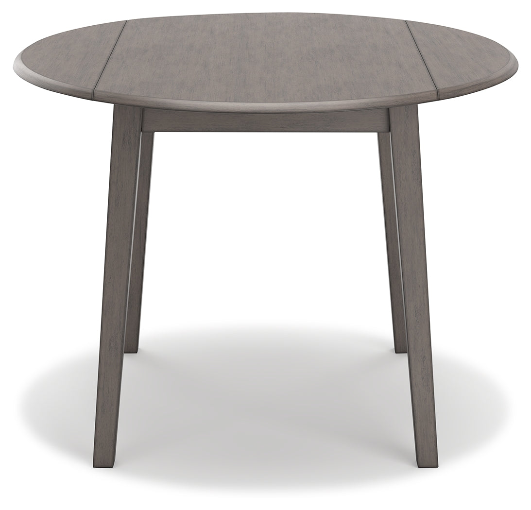Shullden Gray Dining Table and 2 Chairs- Viva Furn