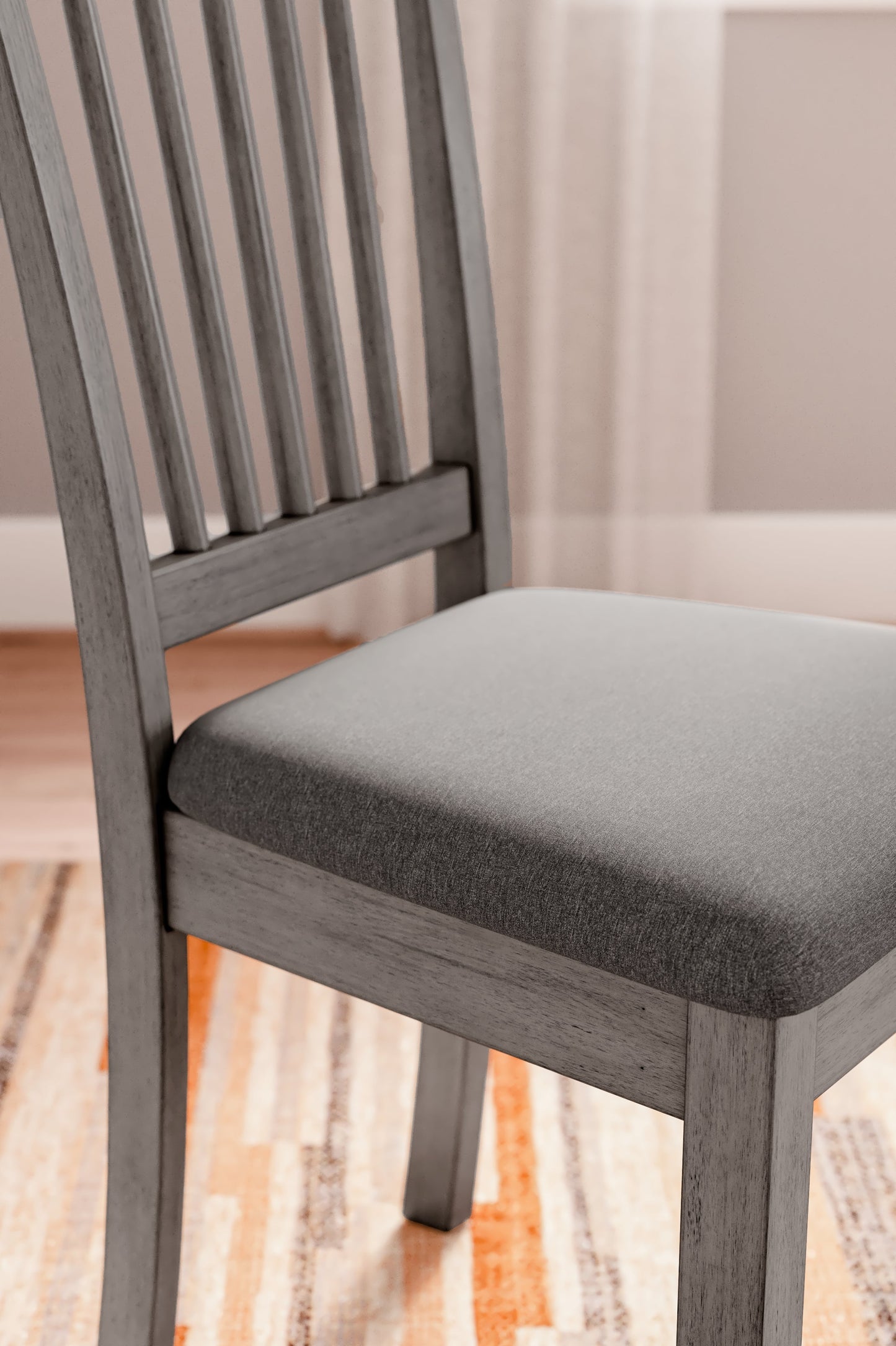 Shullden Gray Dining Table and 2 Chairs- Viva Furn