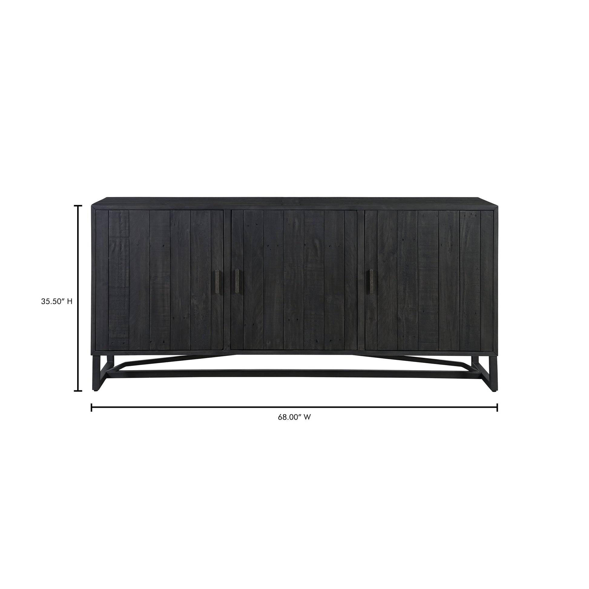 Sierra Black Sideboard - Ornate Home