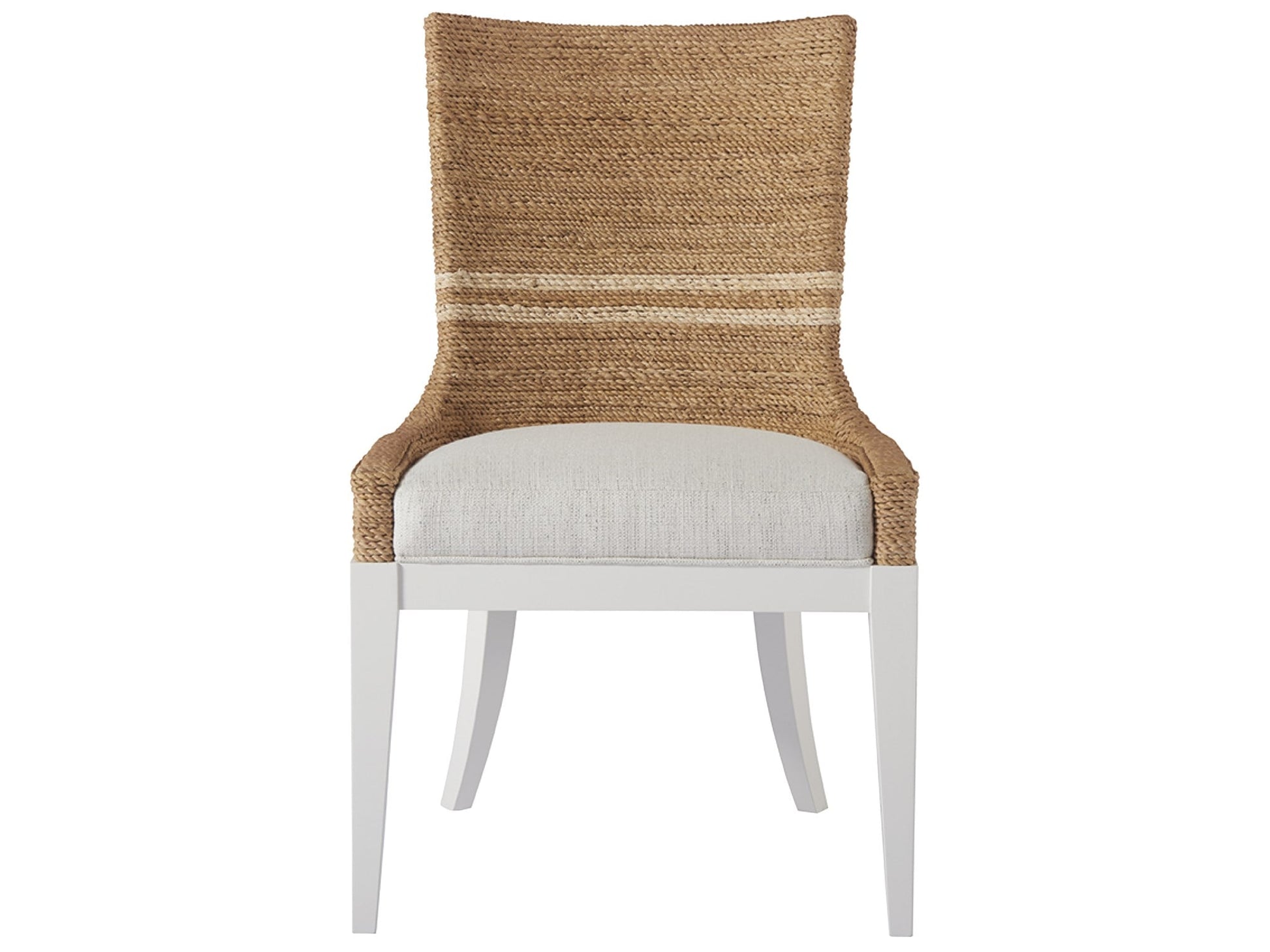 Siesta Key Sailcloth/White Dining Chair (Set of 2) - Ornate Home