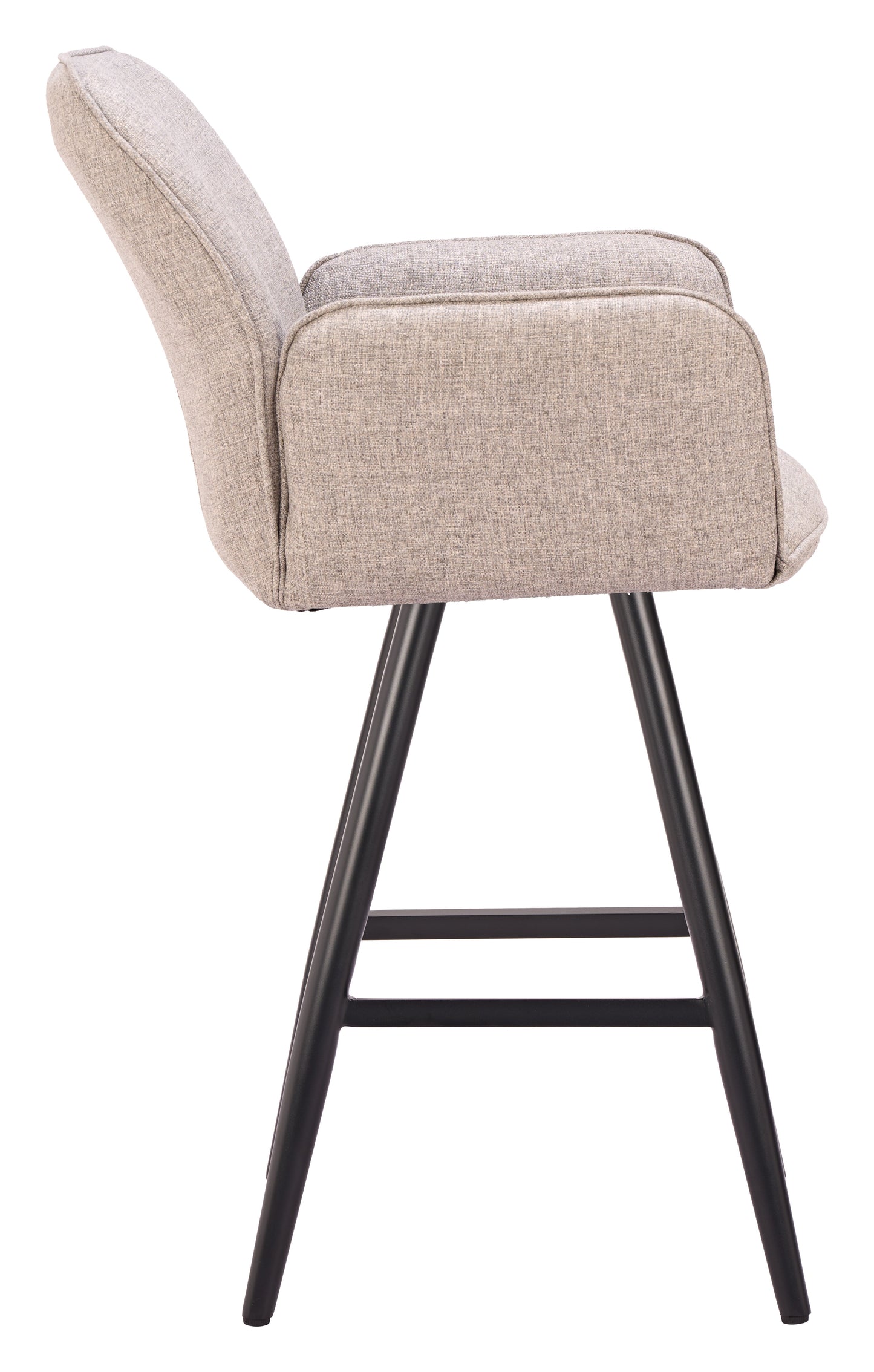 Sieve Beige Outdoor Swivel Barstool - Ornate Home