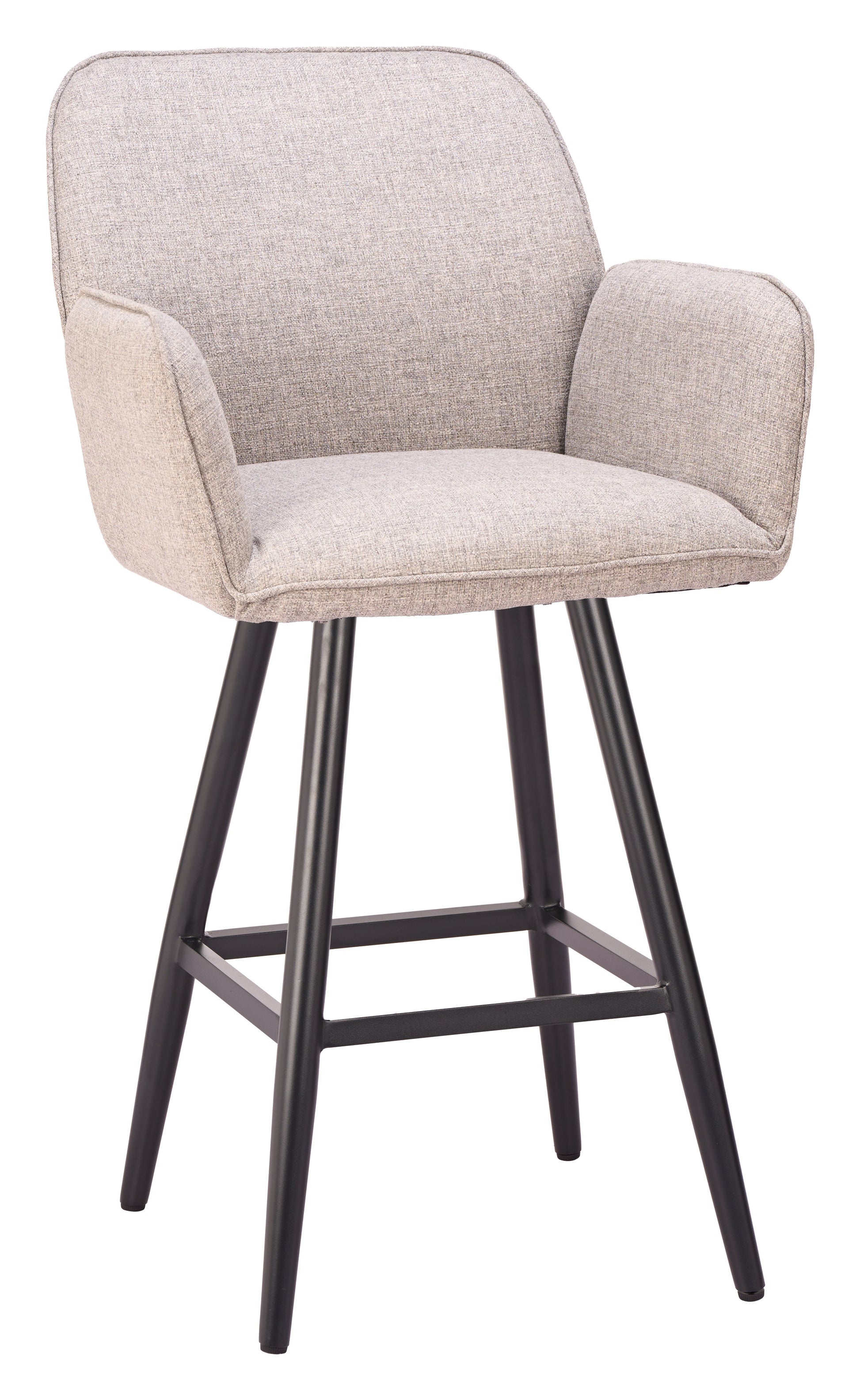 Sieve Beige Outdoor Swivel Barstool - Ornate Home