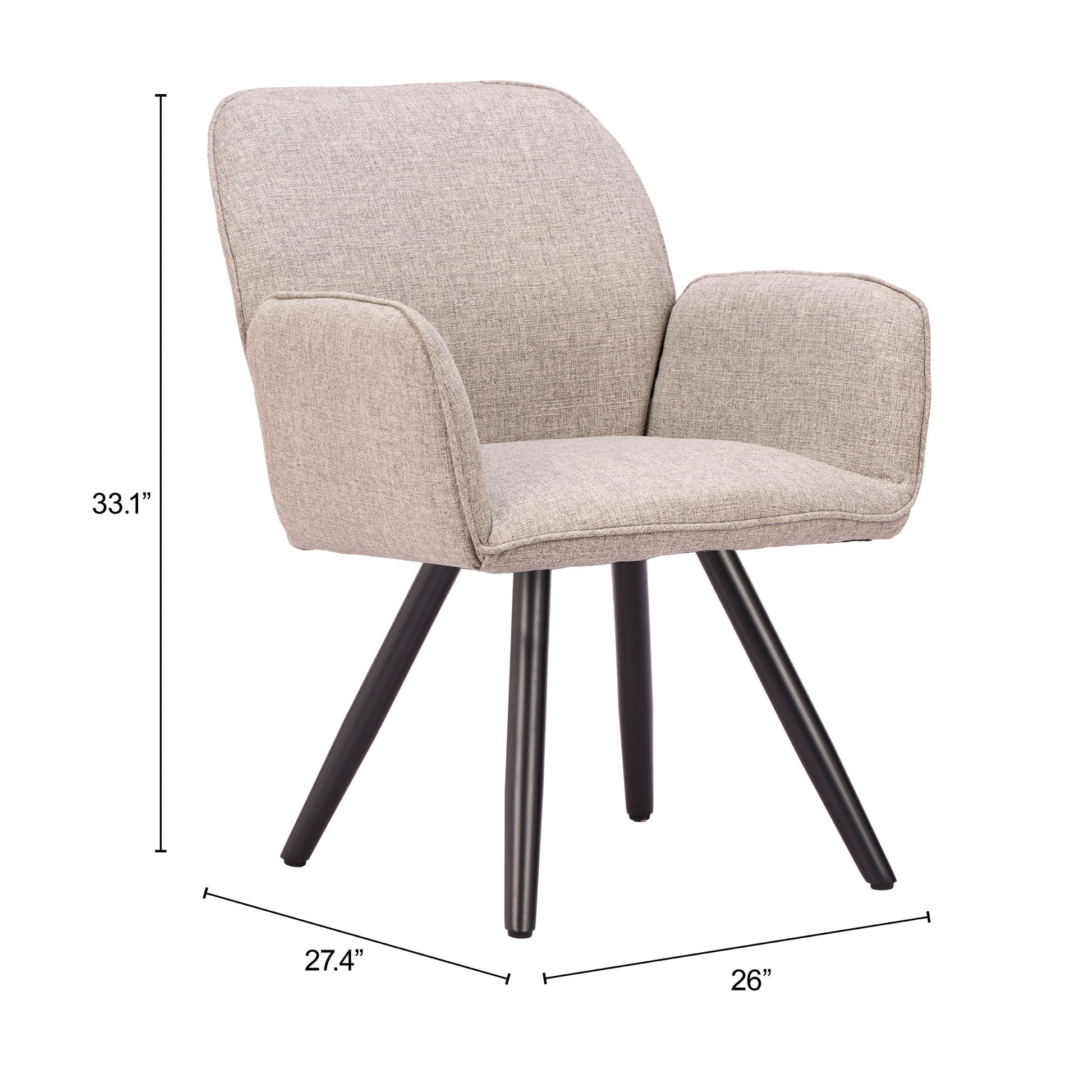 Sieve Beige Outdoor Swivel Dining Chair (Set of 2) - Ornate Home