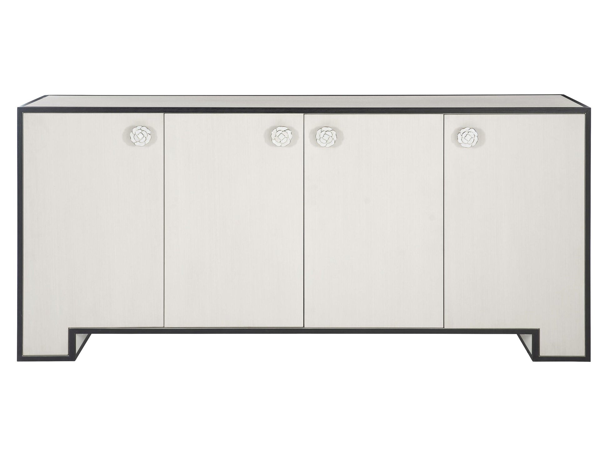 Silhouette Eggshell/Onyx Buffet - Ornate Home